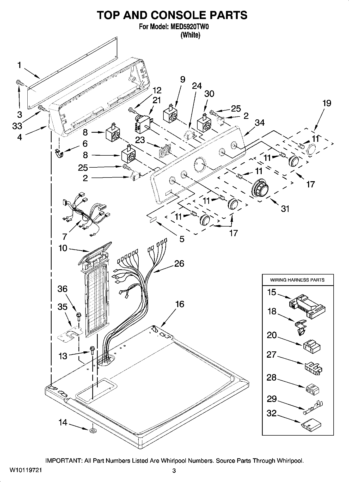 02 - TOP AND CONSOLE PARTS
