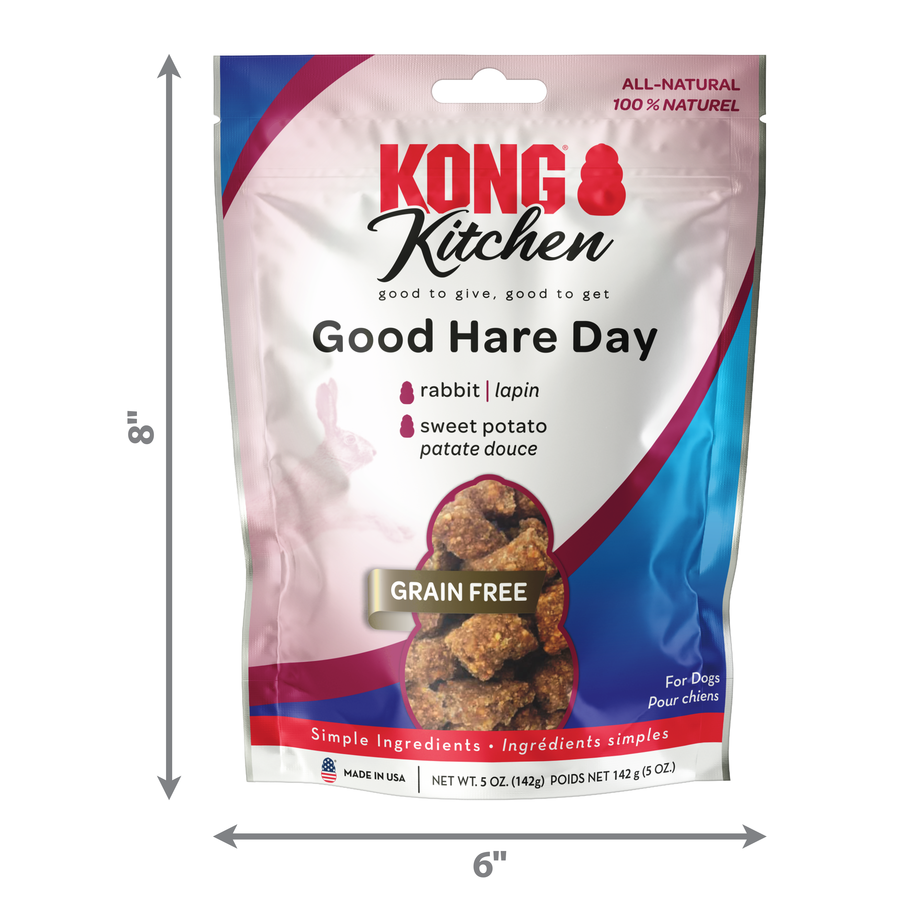 KONG Kitchen Grain Free Good Hare Day onpack product image