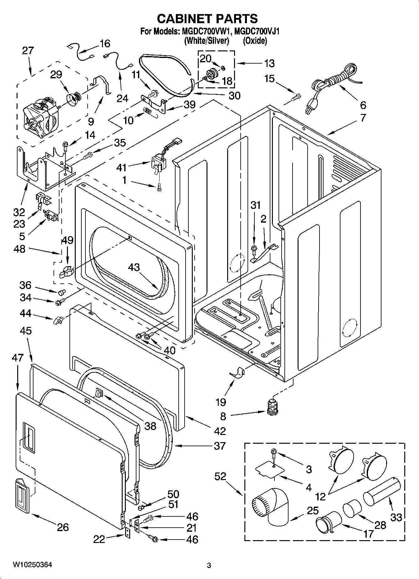02 - CABINET PARTS