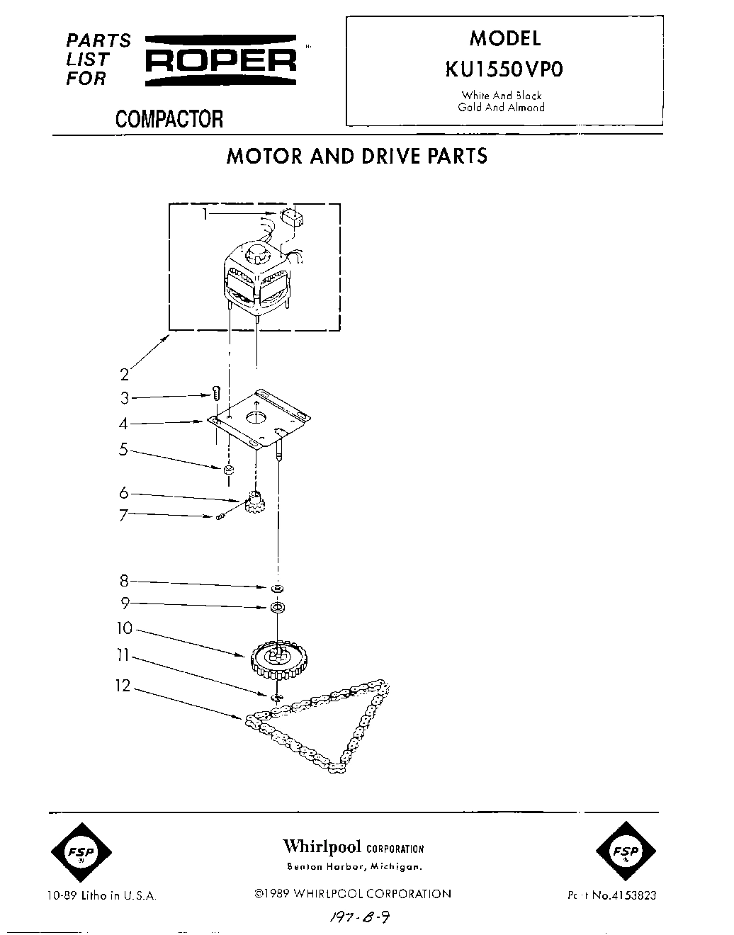 01 - MOTOR AND DRIVE , LIT/OPTIONAL