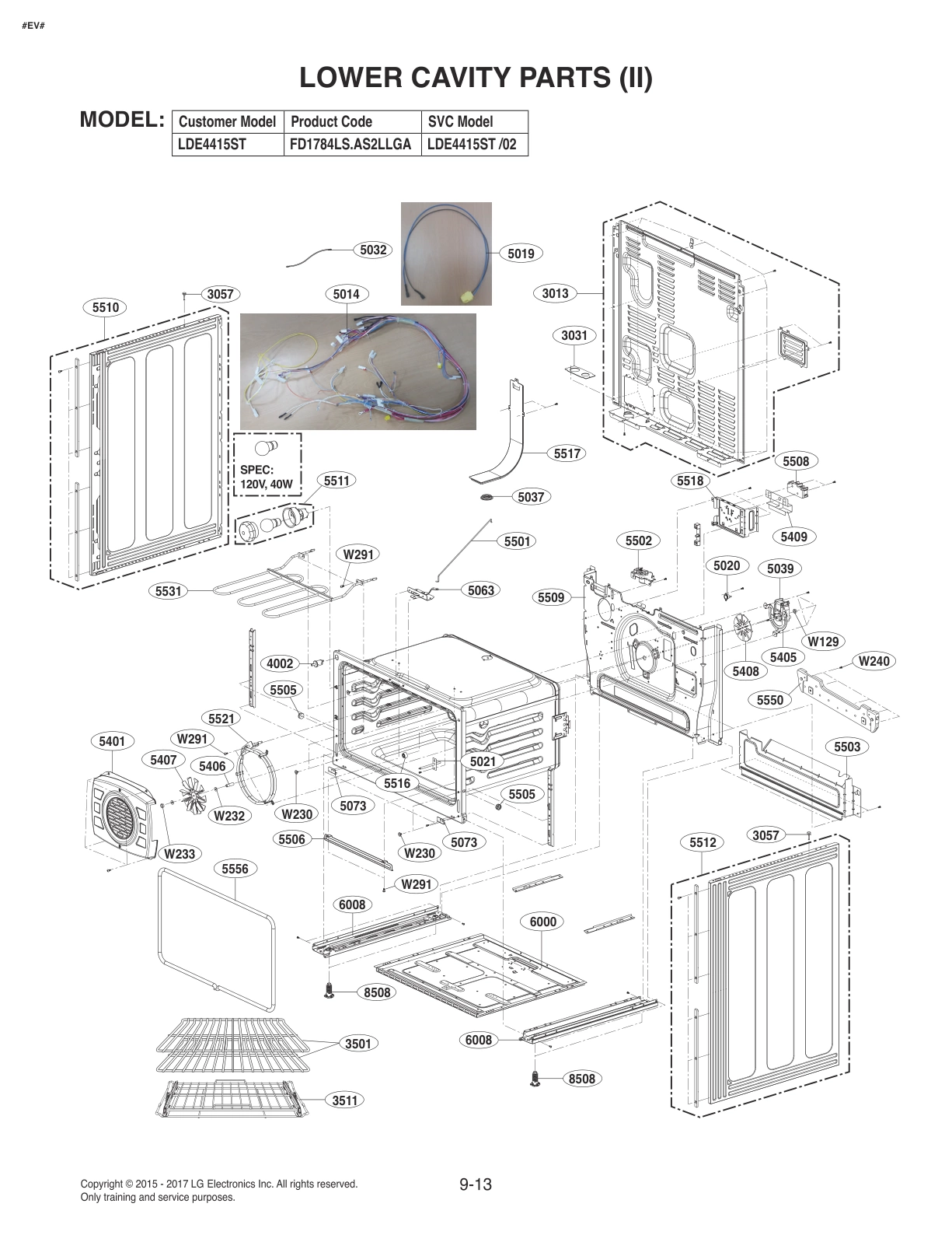 LOWER CAVITY PARTS