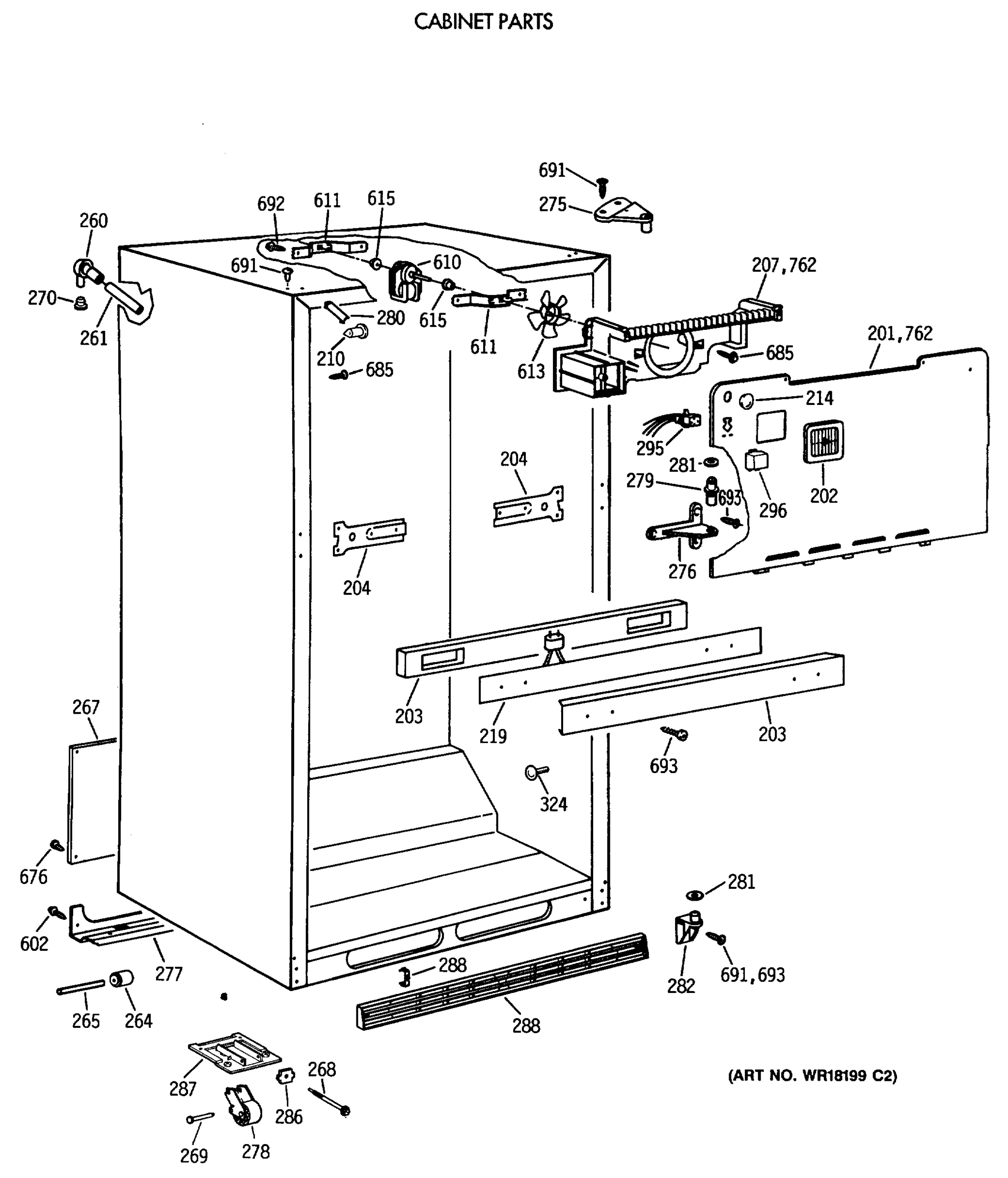 CABINET PARTS