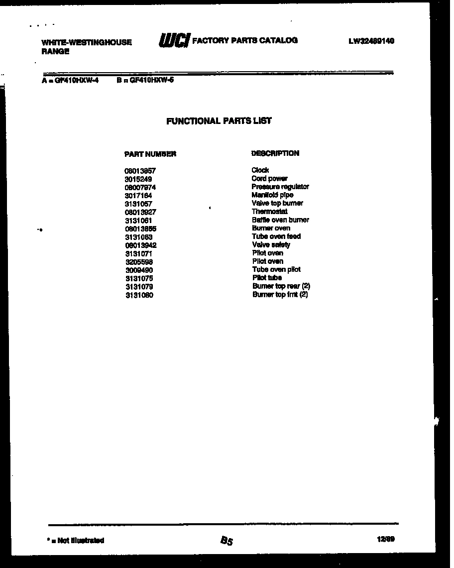 04 - BURNER, MANIFOLD AND GAS CONTROL