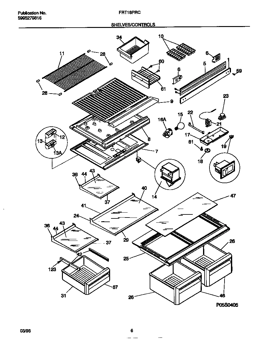 04 - SHELVES/CONTROLS