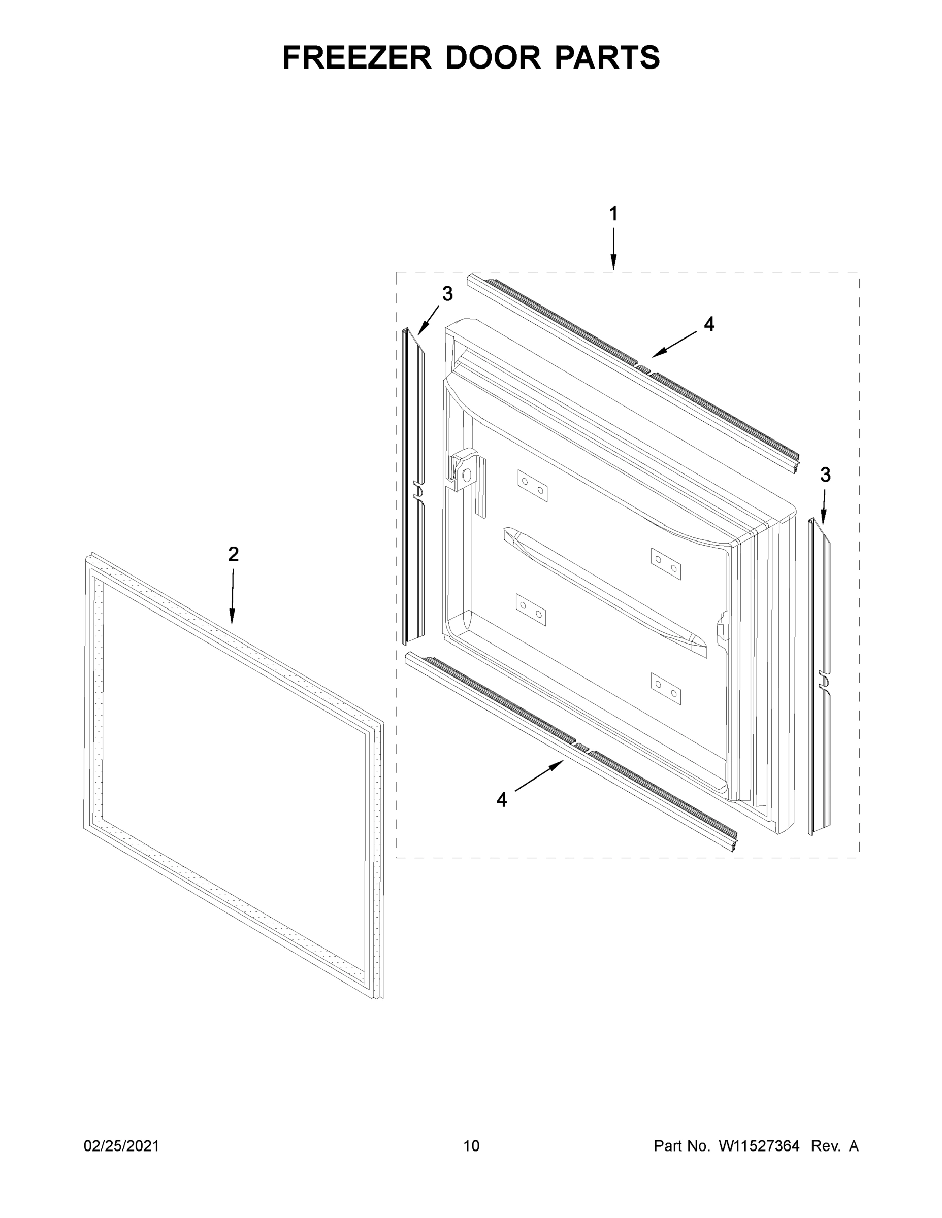 06 - FREEZER DOOR PARTS