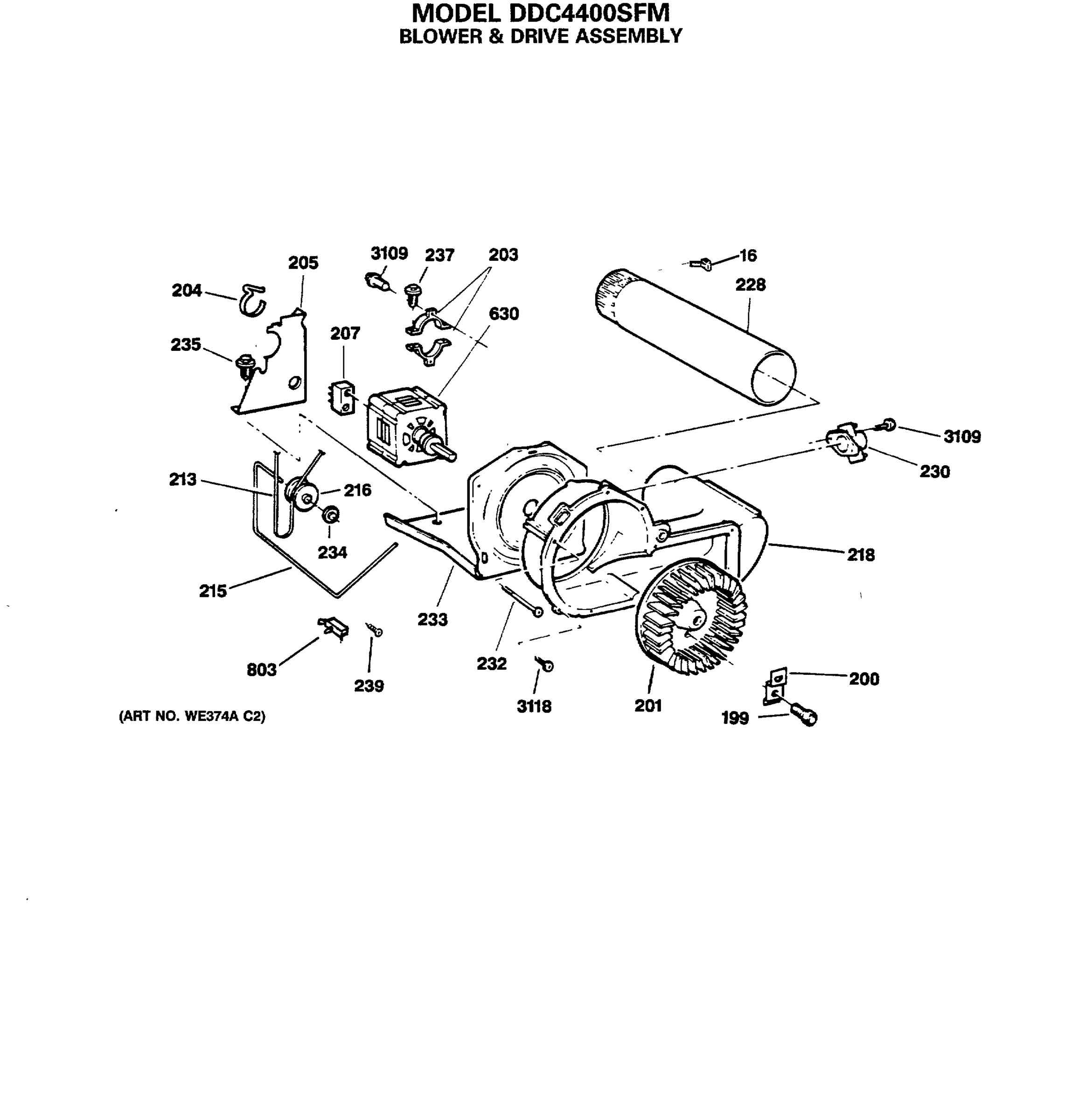 BLOWER & DRIVE ASSEMBLY