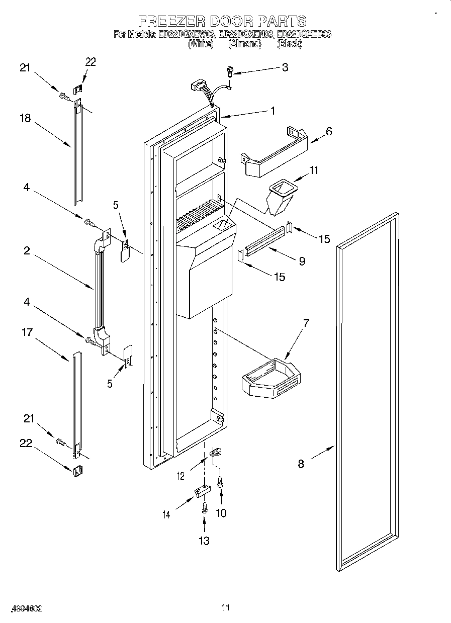 08 - FREEZER DOOR