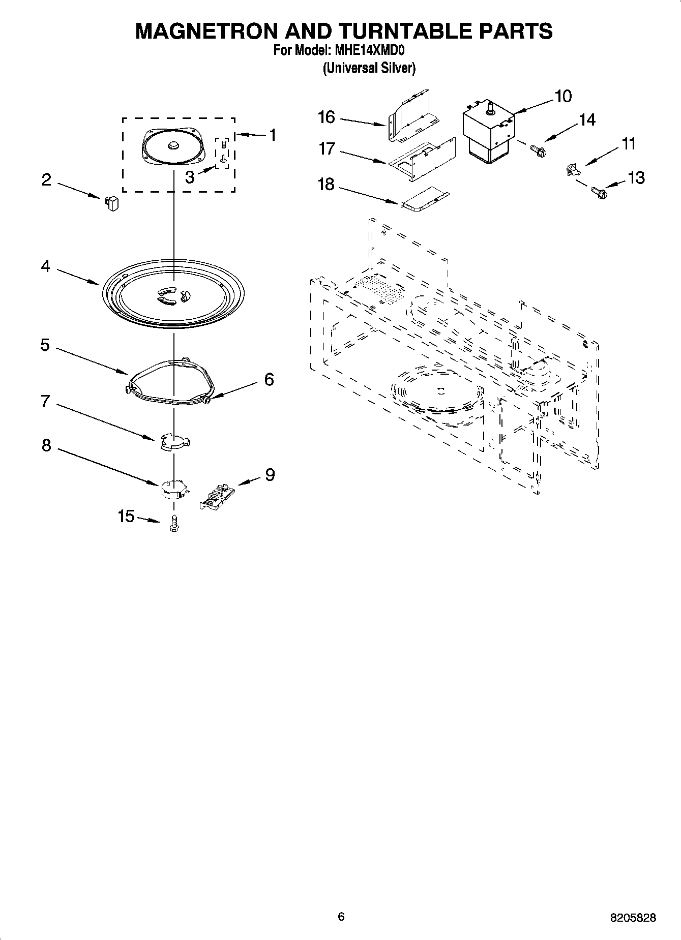 05 - MAGNETRON AND TURNTABLE PARTS