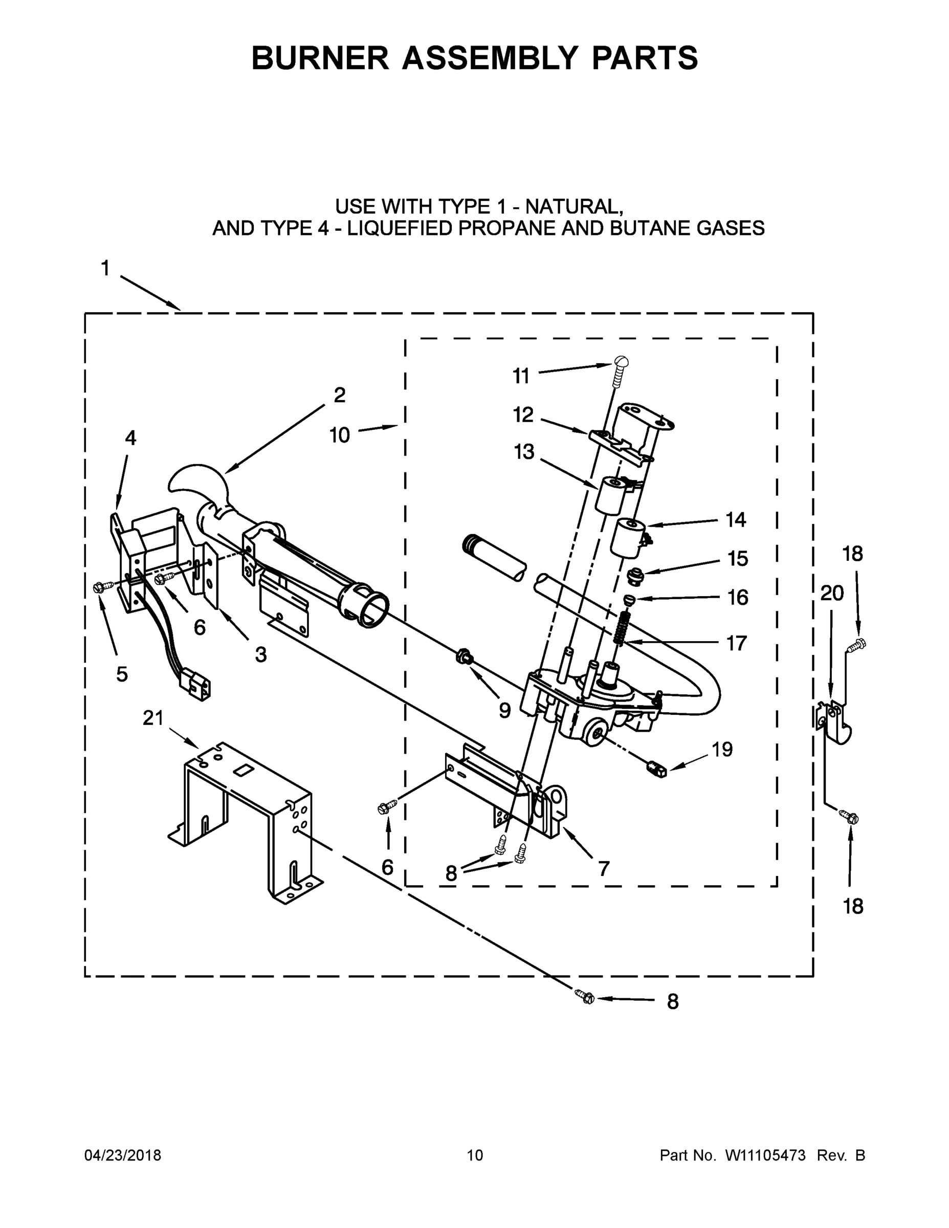 06 - BURNER ASSEMBLY PARTS