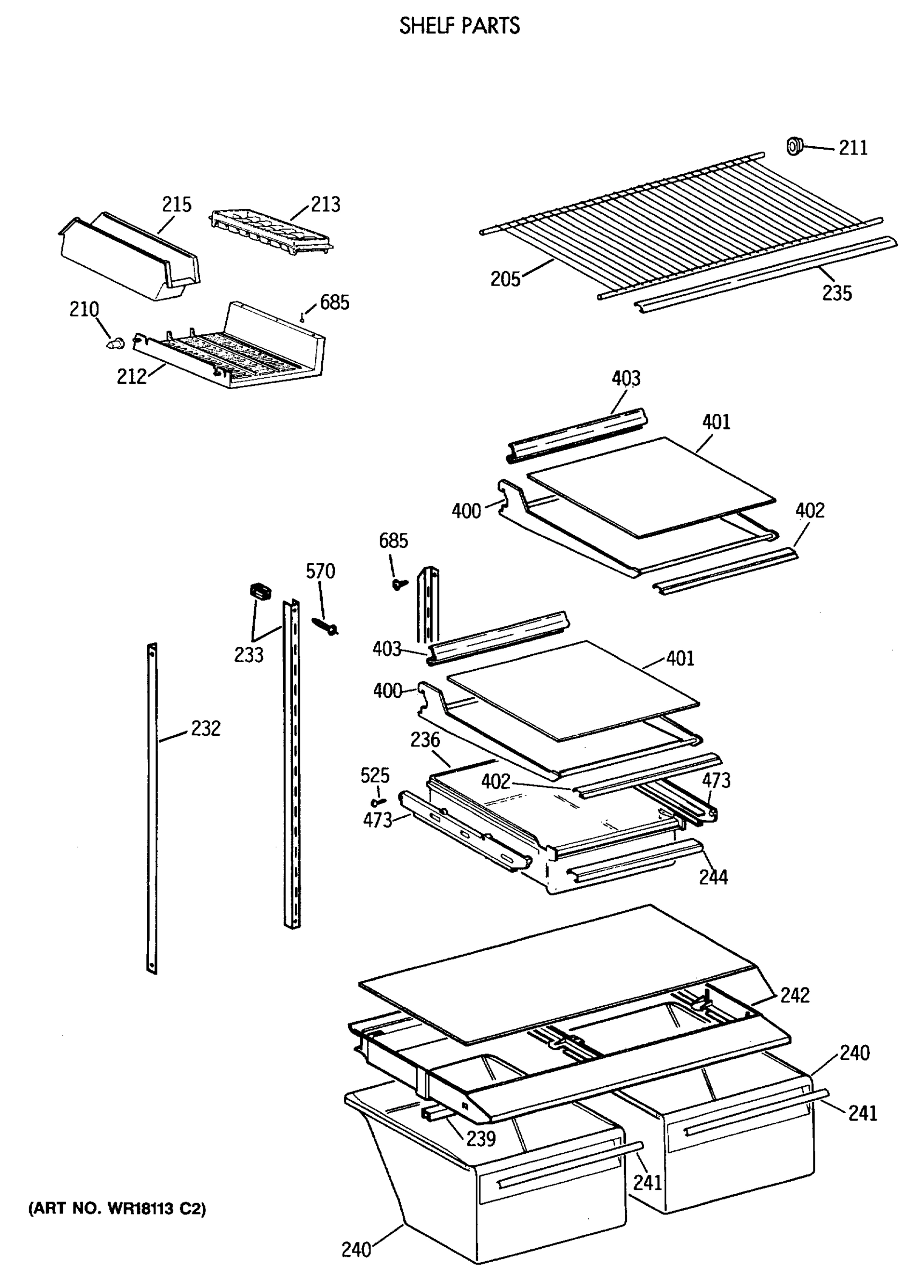 SHELF PARTS