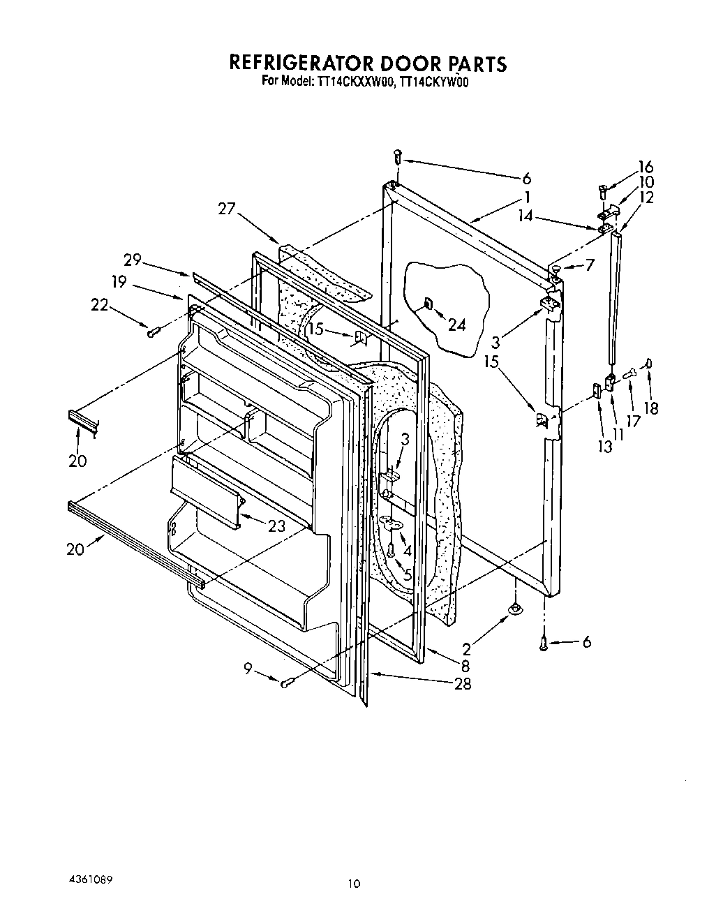 08 - REFRIGERATOR DOOR, LIT/OPTIONAL