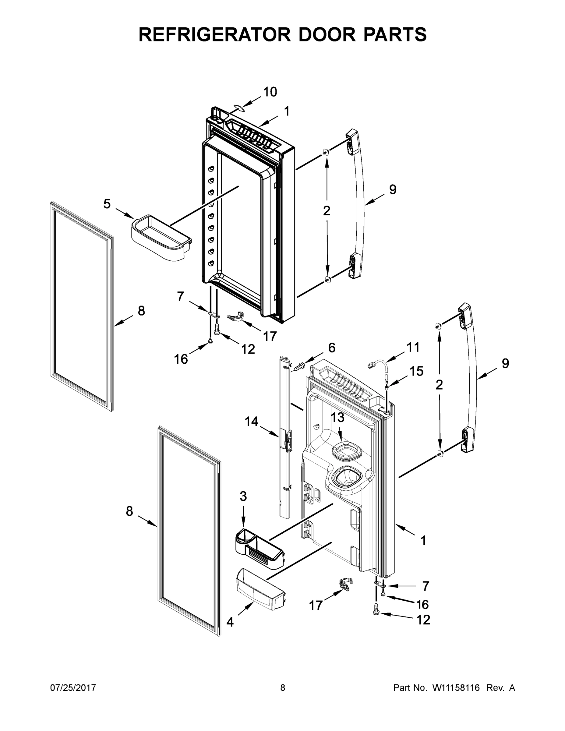 05 - REFRIGERATOR DOOR PARTS
