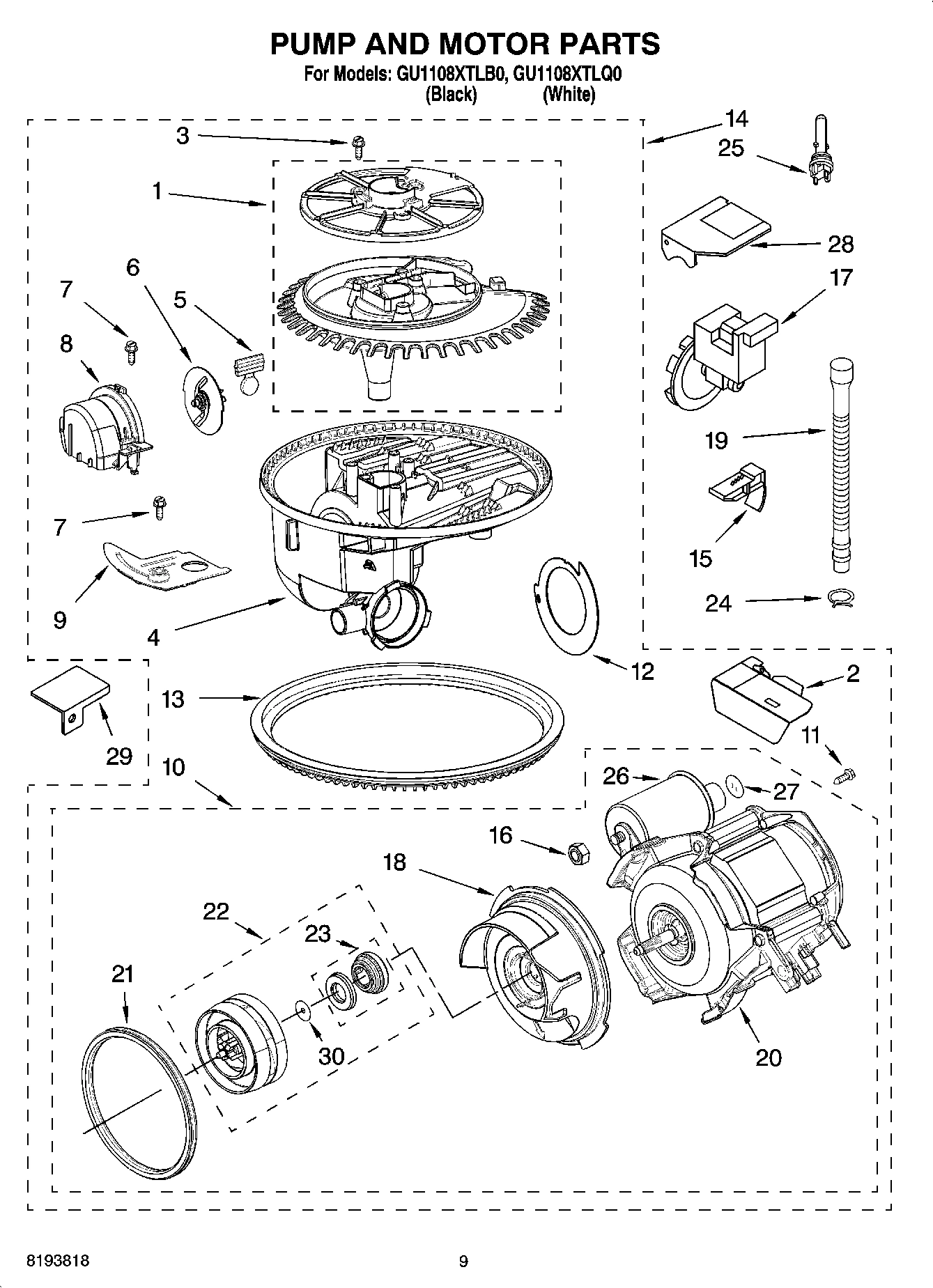 08 - PUMP AND MOTOR PARTS