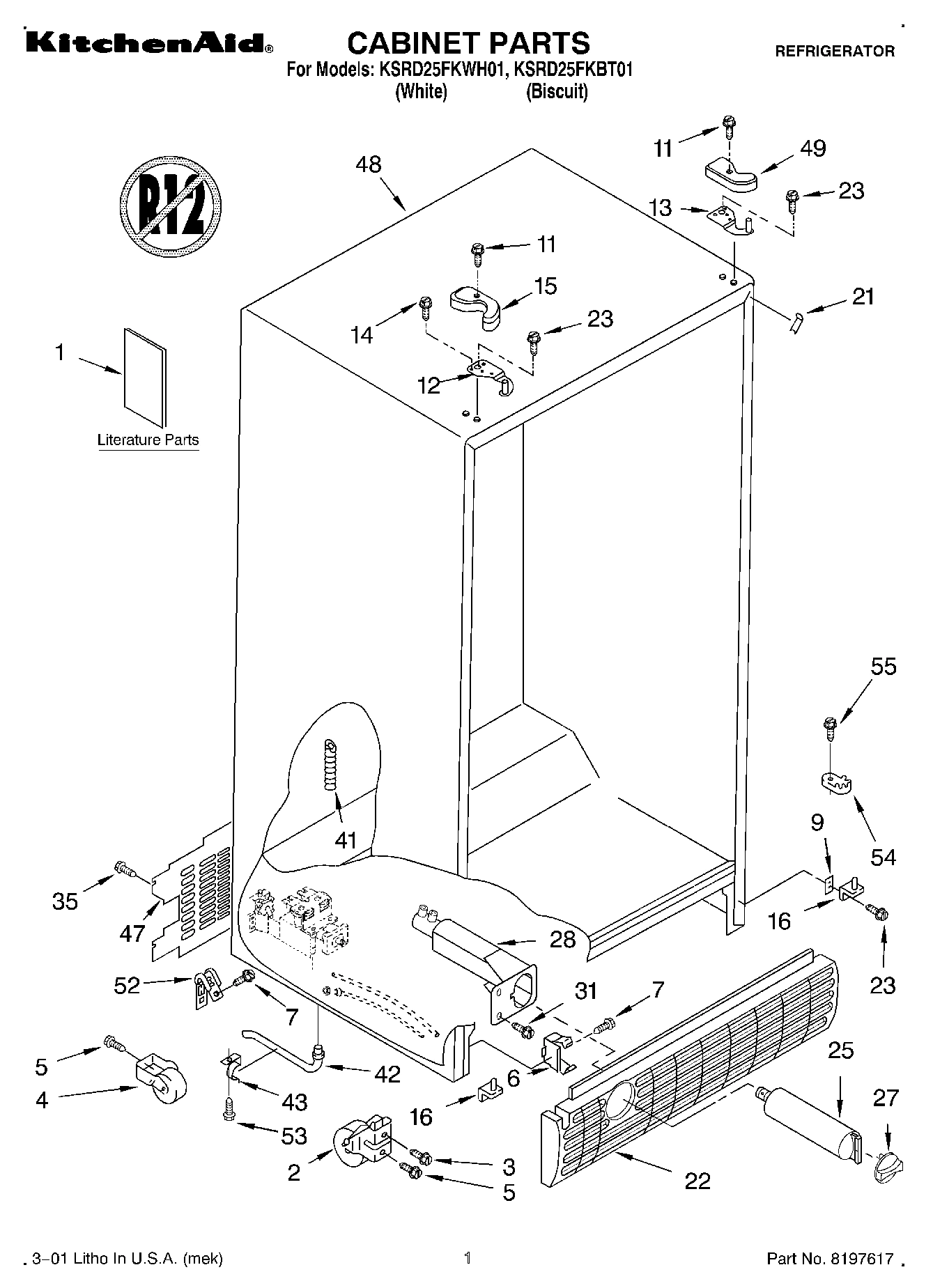 01 - CABINET, LITERATURE