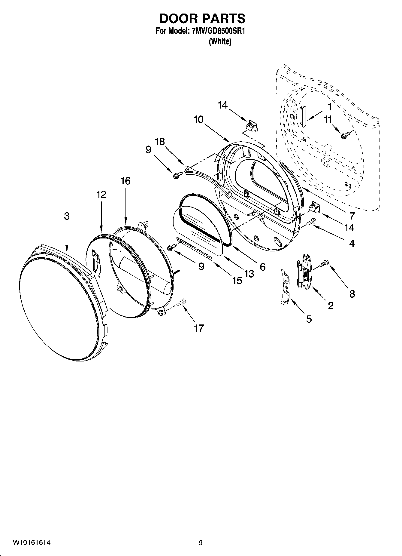 05 - DOOR PARTS, OPTIONAL PARTS (NOT INCLUDED)