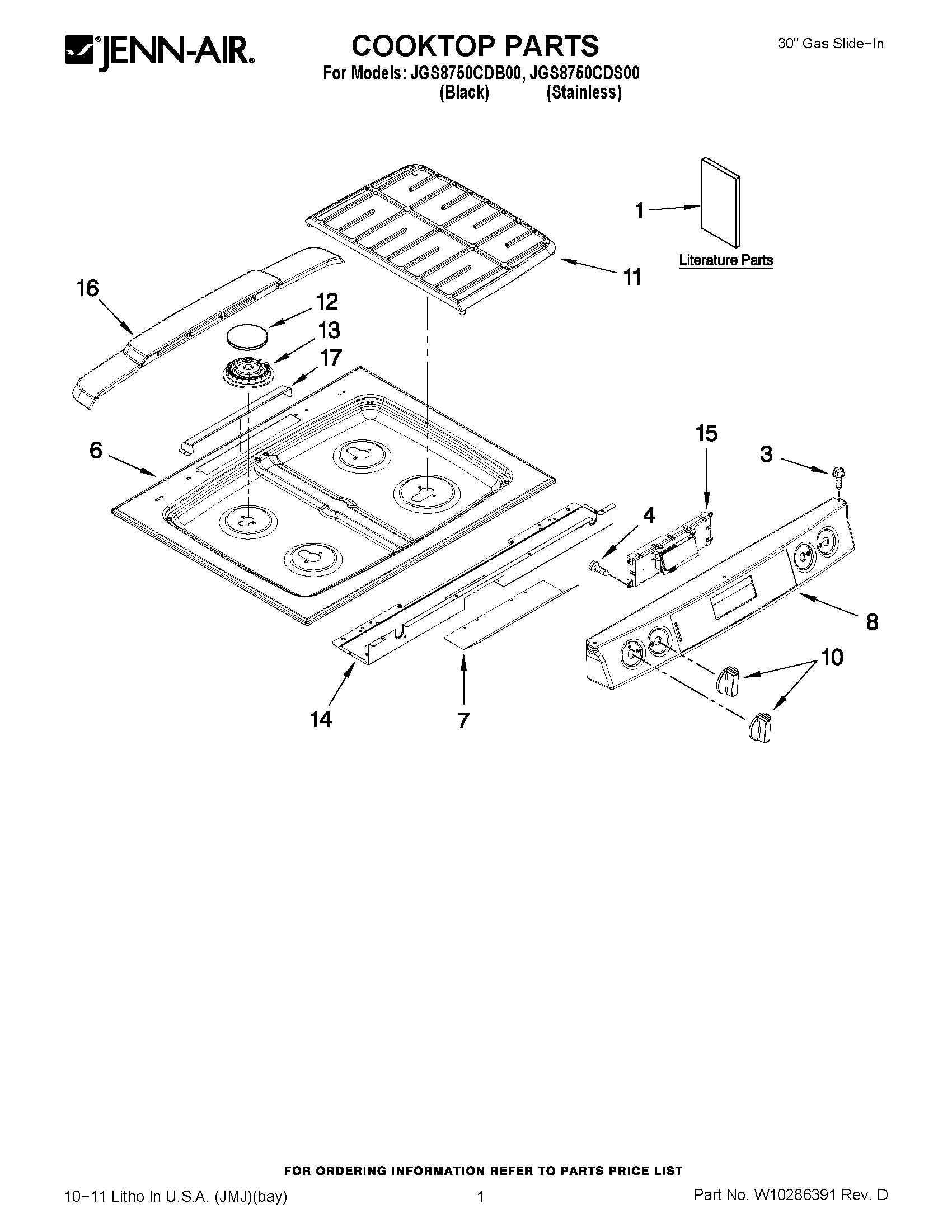 01 - COOKTOP PARTS