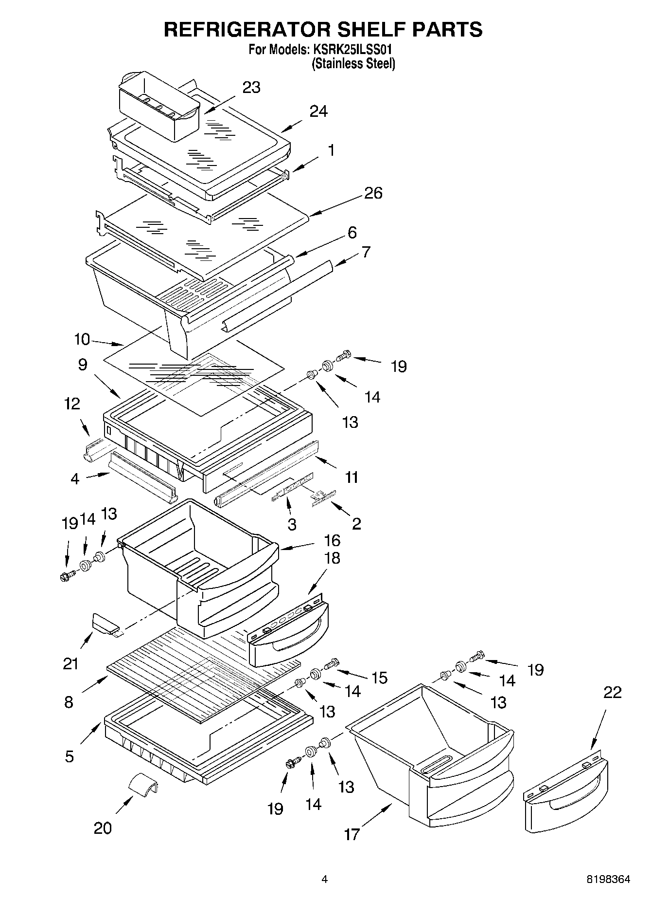 03 - REFRIGERATOR SHELF