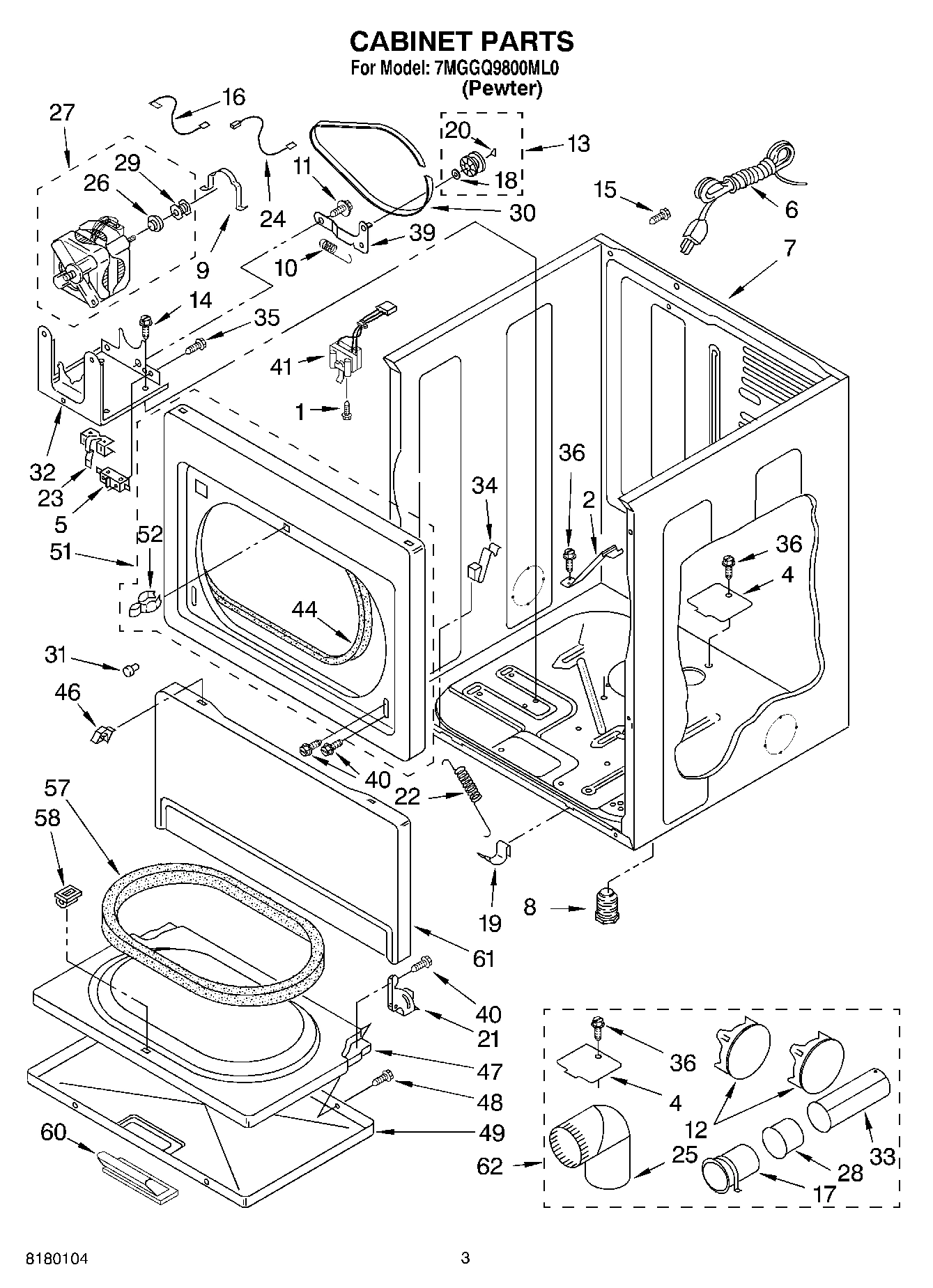 02 - CABINET PARTS