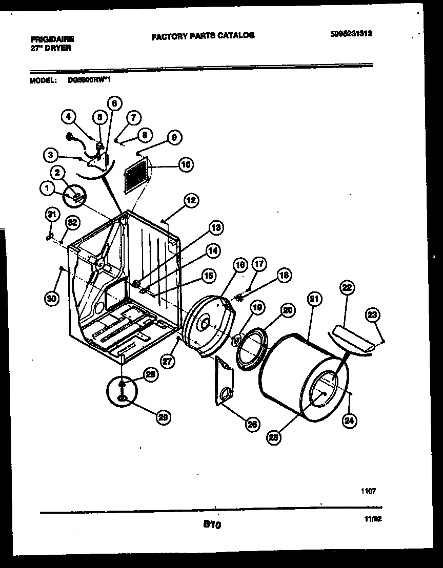 02 - CABINET AND COMPONENT PARTS