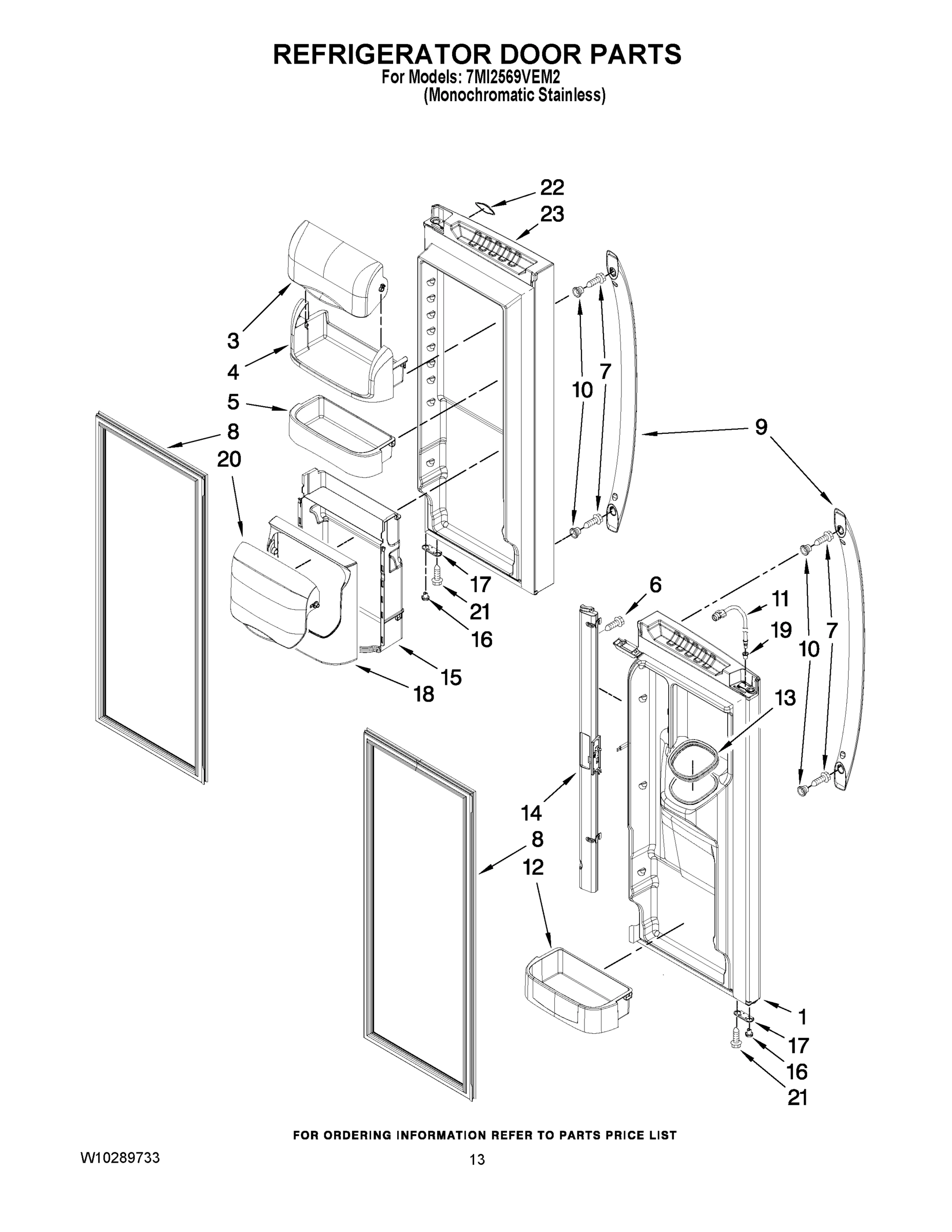 07 - REFRIGERATOR DOOR PARTS