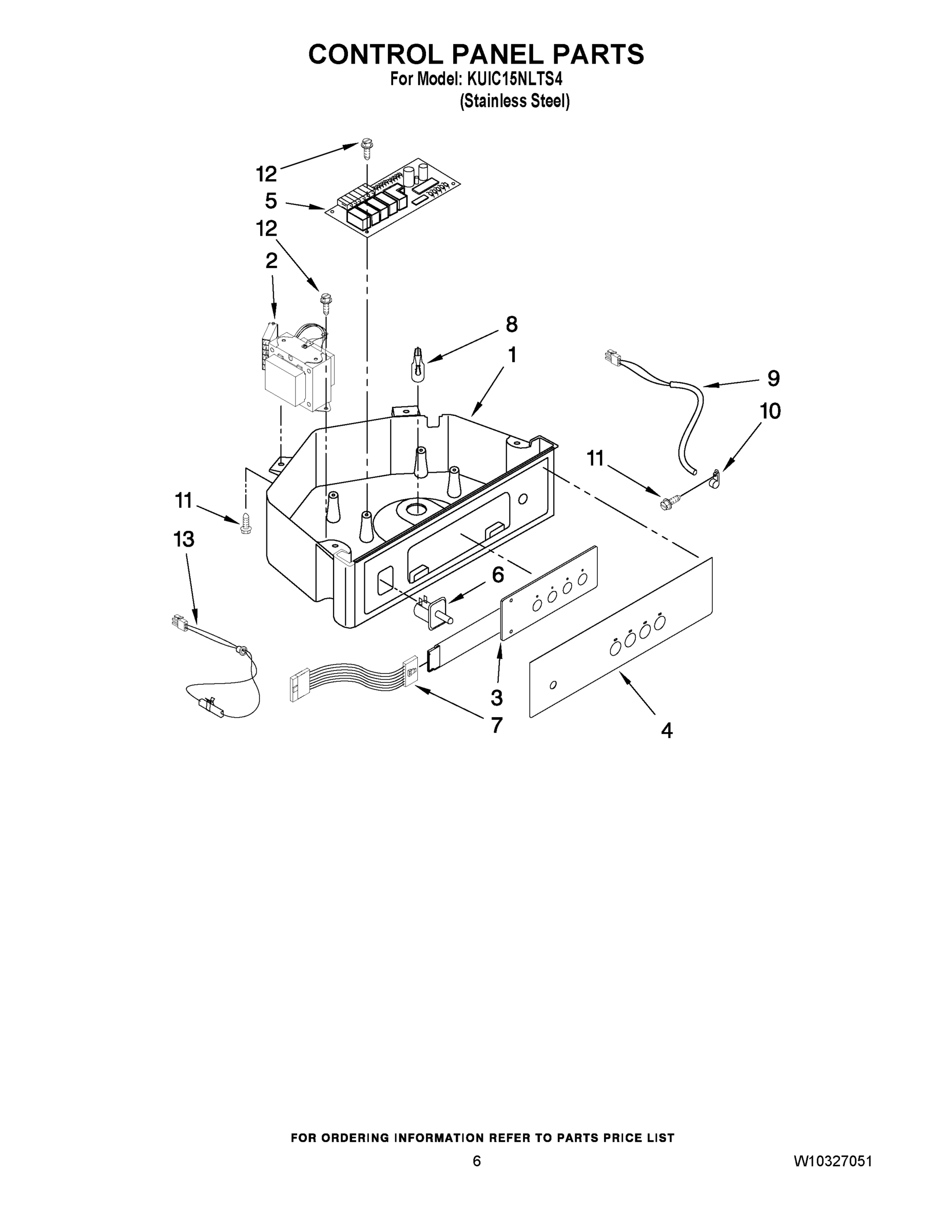 04 - CONTROL PANEL PARTS