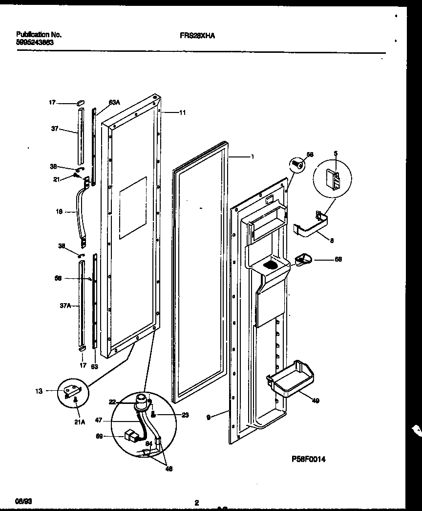 02 - FREEZER DOOR PARTS