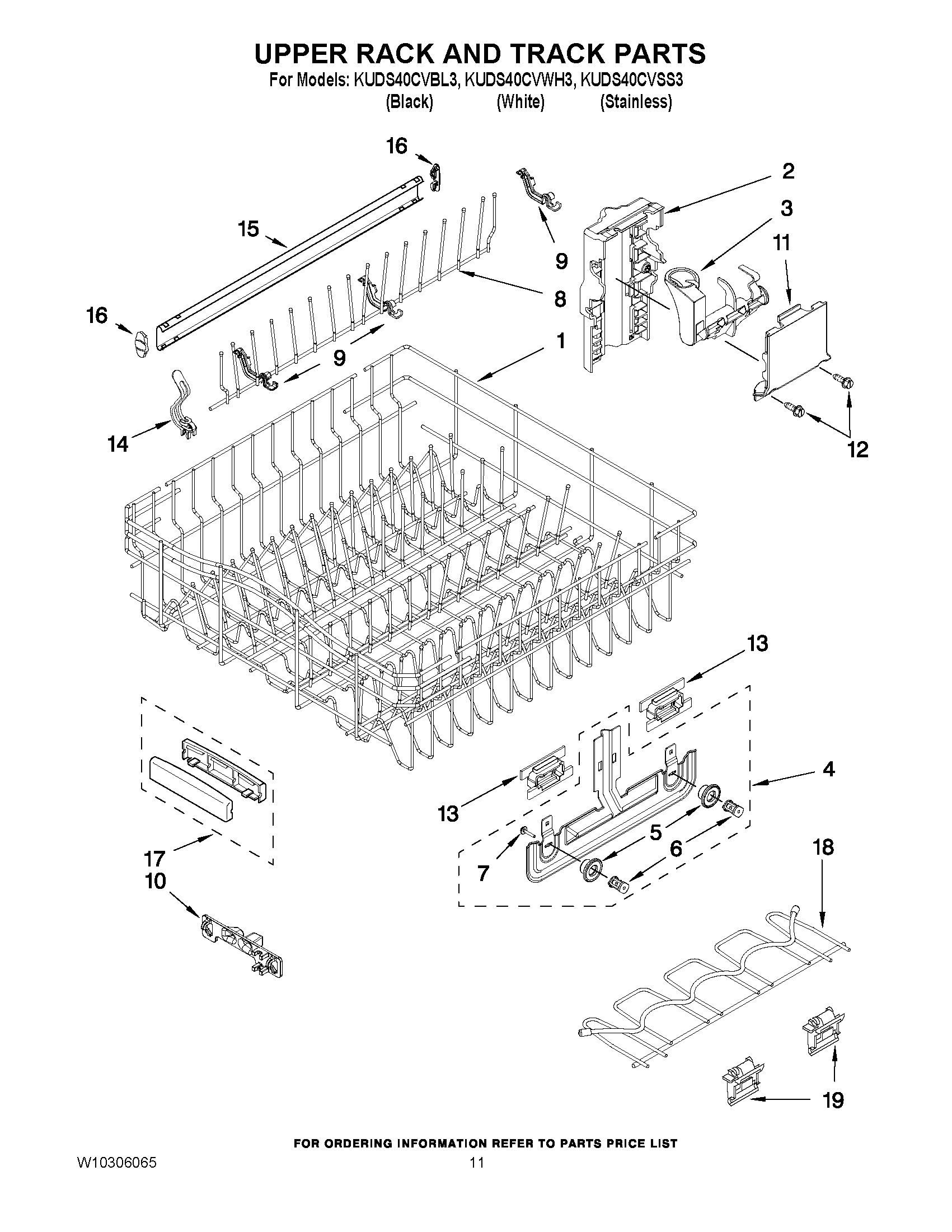 09 - UPPER RACK AND TRACK PARTS