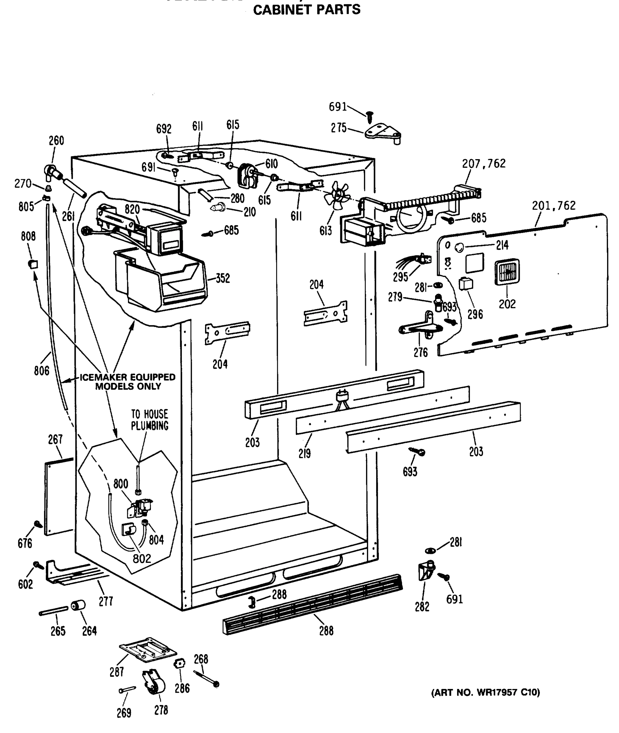CABINET PARTS