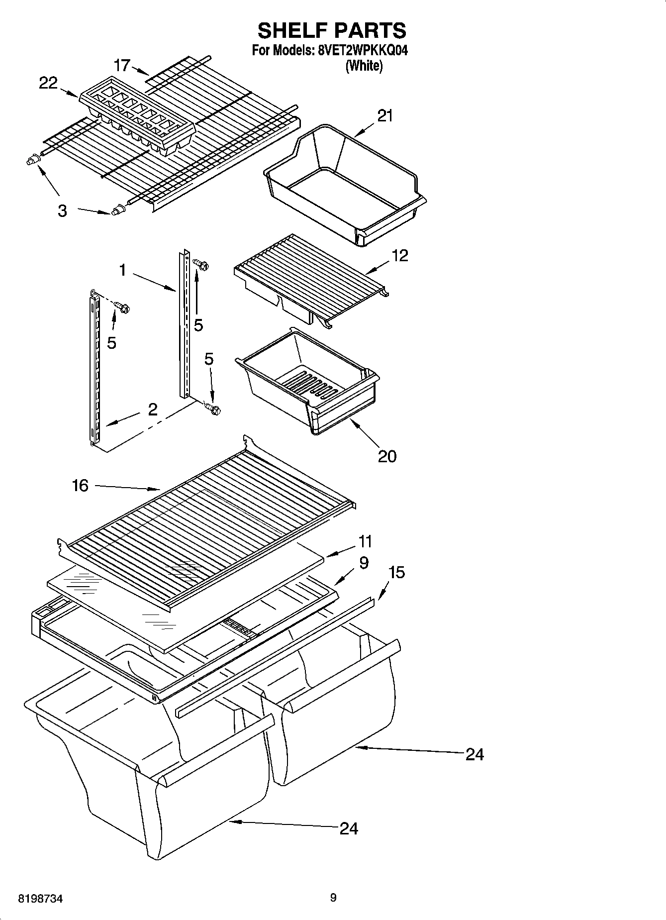 05 - SHELF PARTS, OPTIONAL PARTS