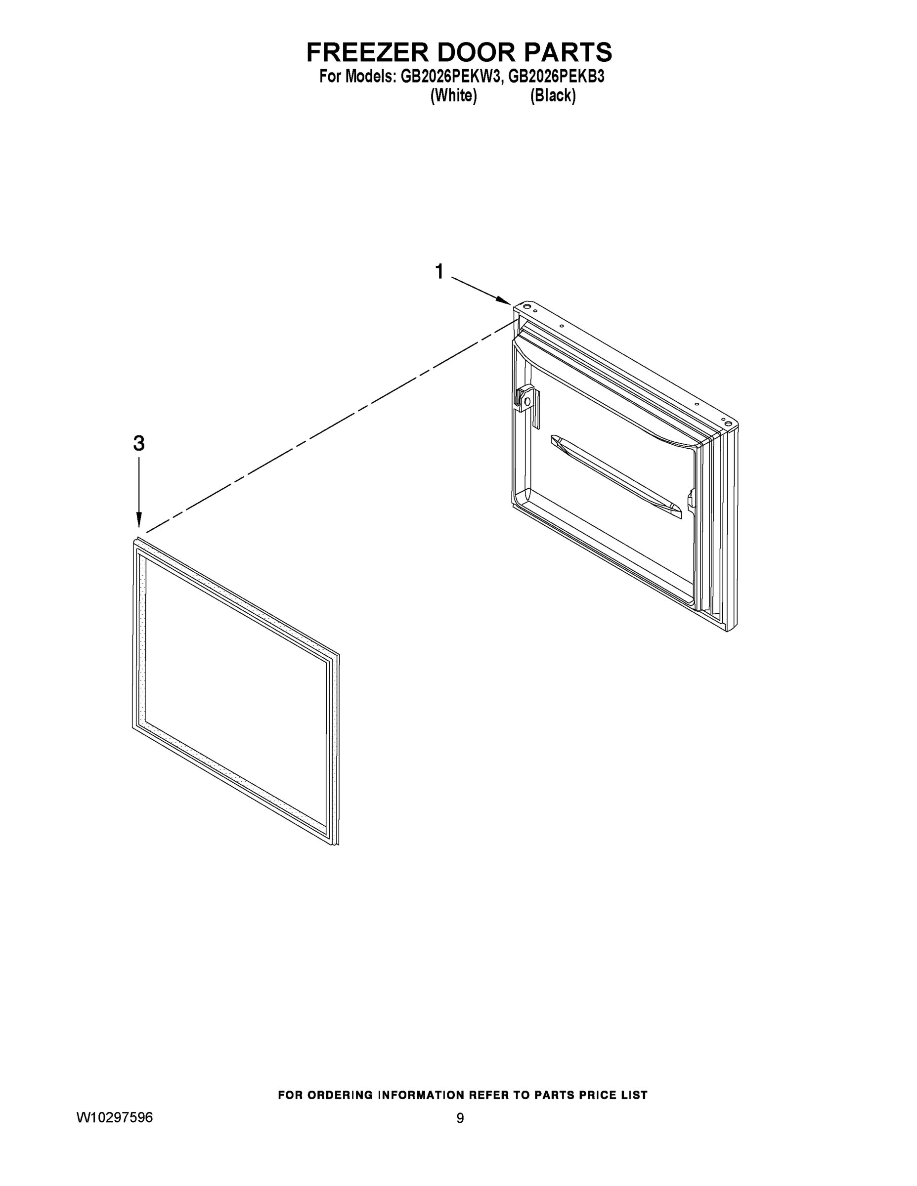 05 - FREEZER DOOR PARTS