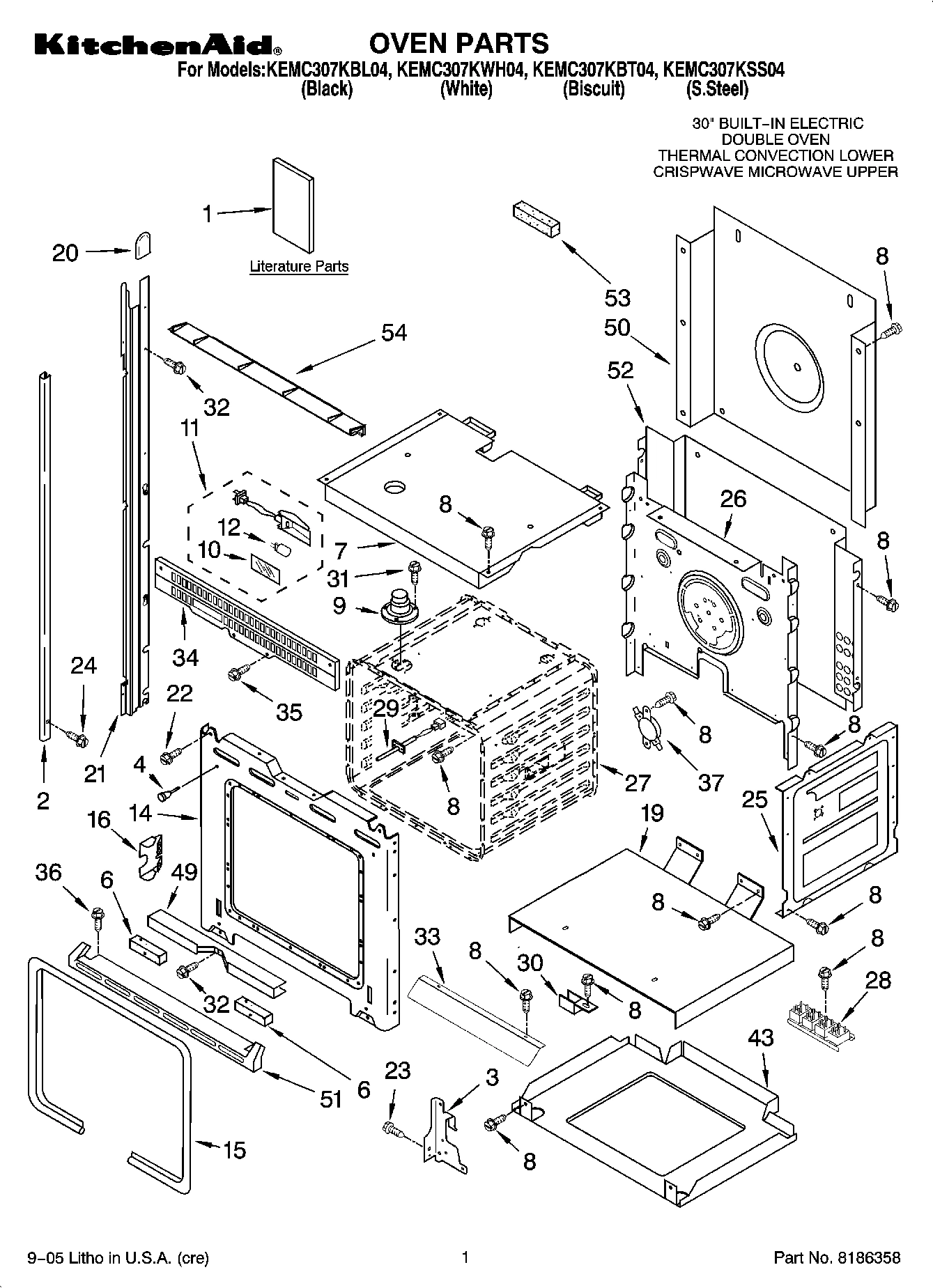 01 - OVEN PARTS