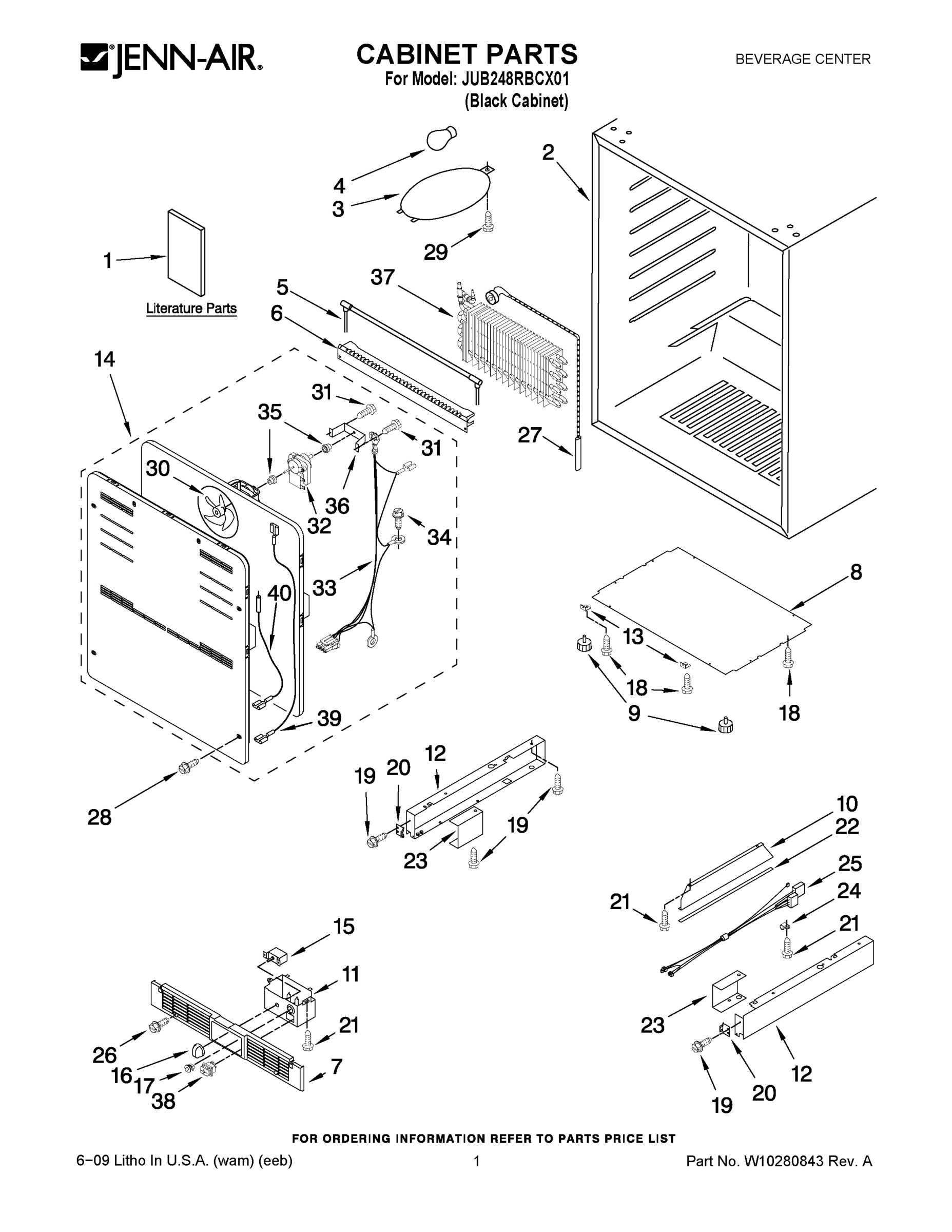 01 - CABINET PARTS