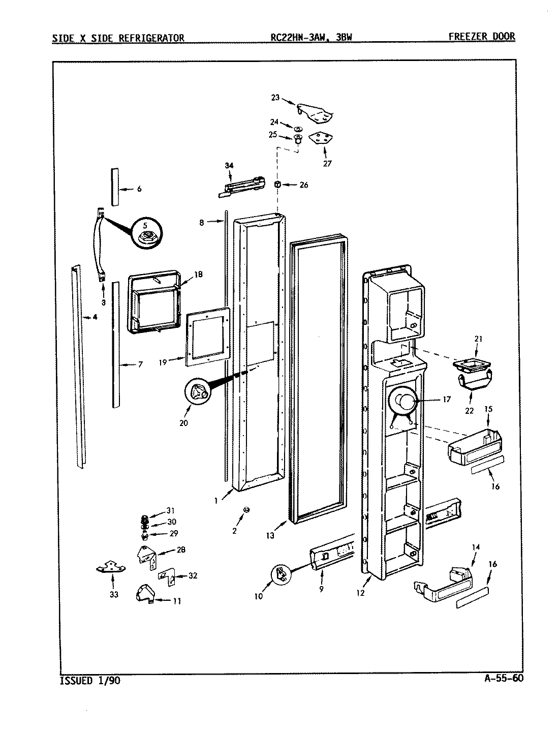 02 - FREEZER DOOR