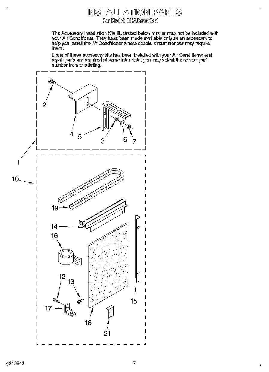 05 - INSTALLATION PARTS