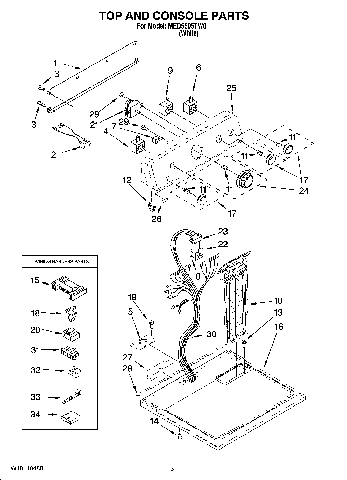 02 - TOP AND CONSOLE PARTS