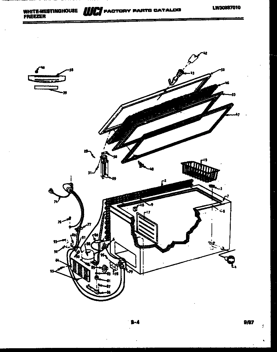 02 - CHEST FREEZER PARTS