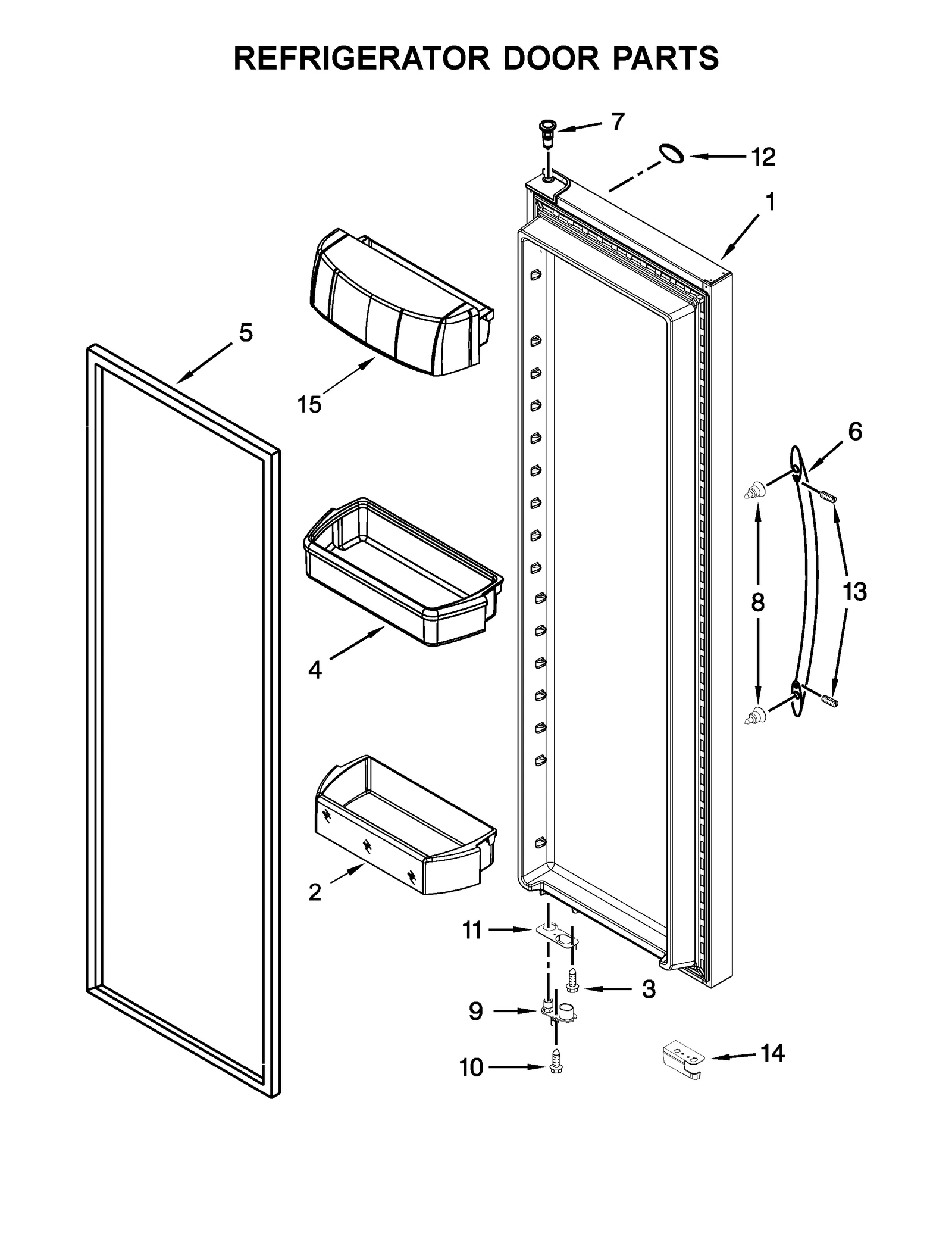 REFRIGERATOR DOOR PARTS