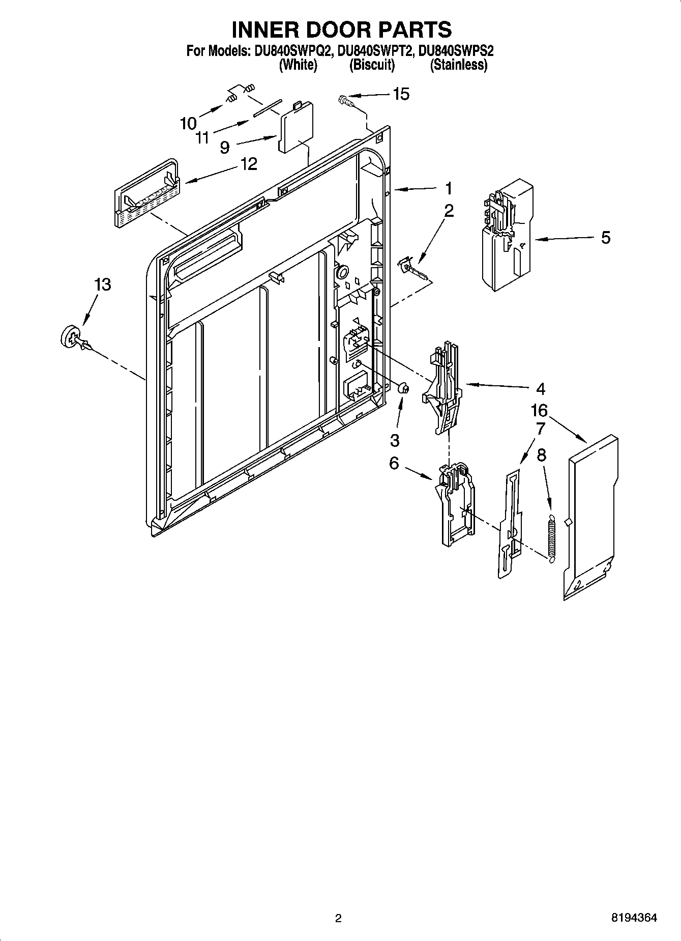 02 - INNER DOOR PARTS