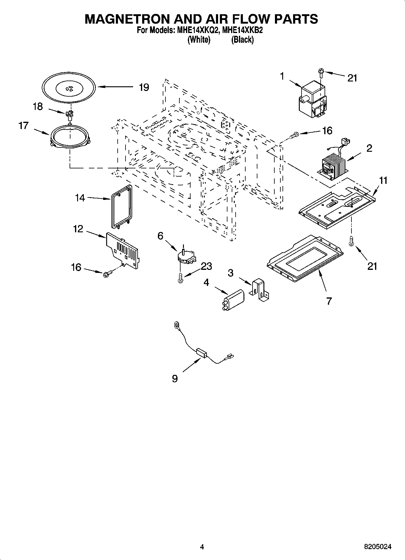 04 - MAGNETRON AND AIR FLOW PARTS