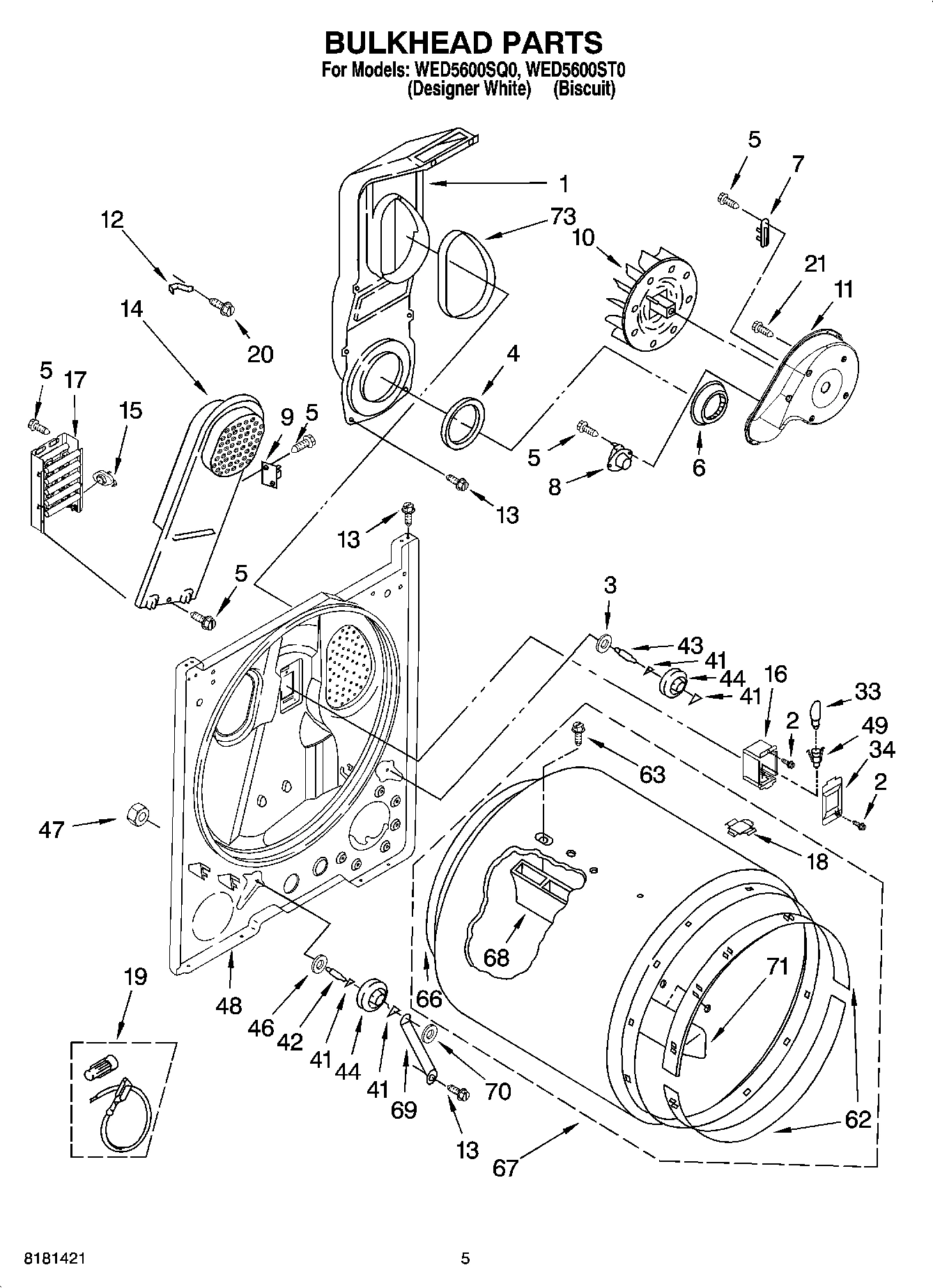 03 - BULKHEAD PARTS, OPTIONAL PARTS (NOT INCLUDED)