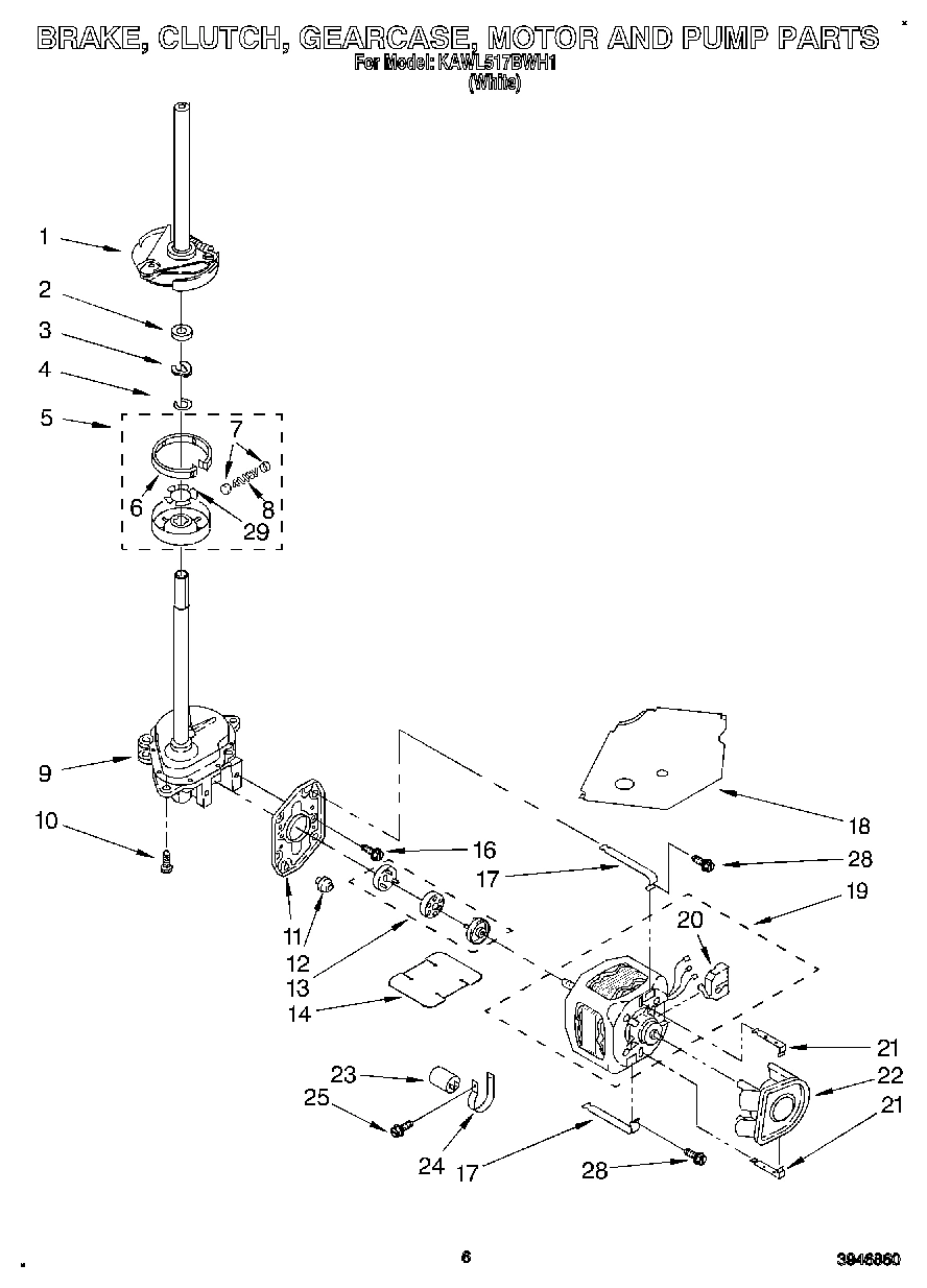04 - BRAKE, CLUTCH, GEARCASE, MOTOR AND PUMP