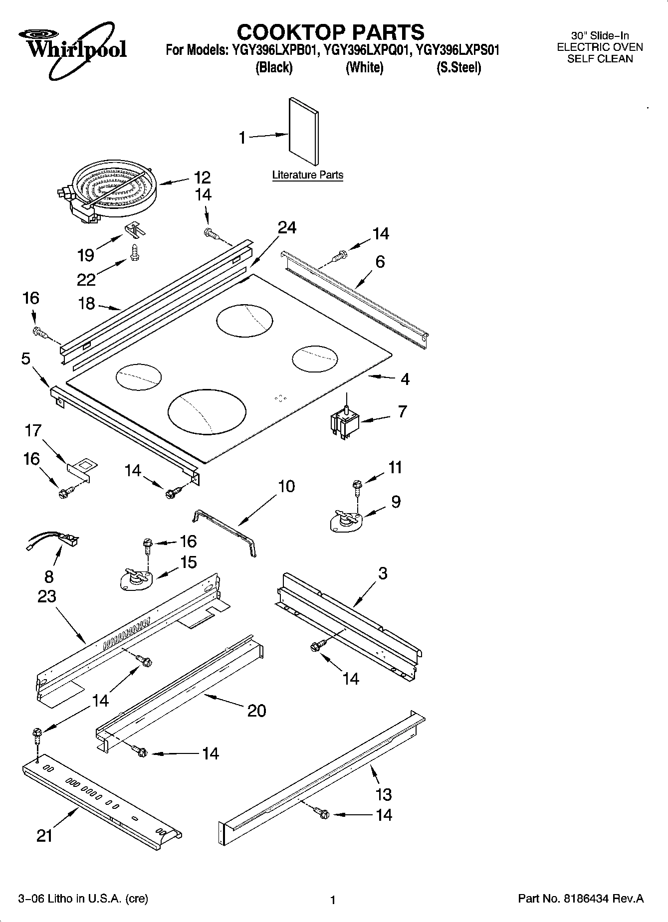 01 - COOKTOP PARTS