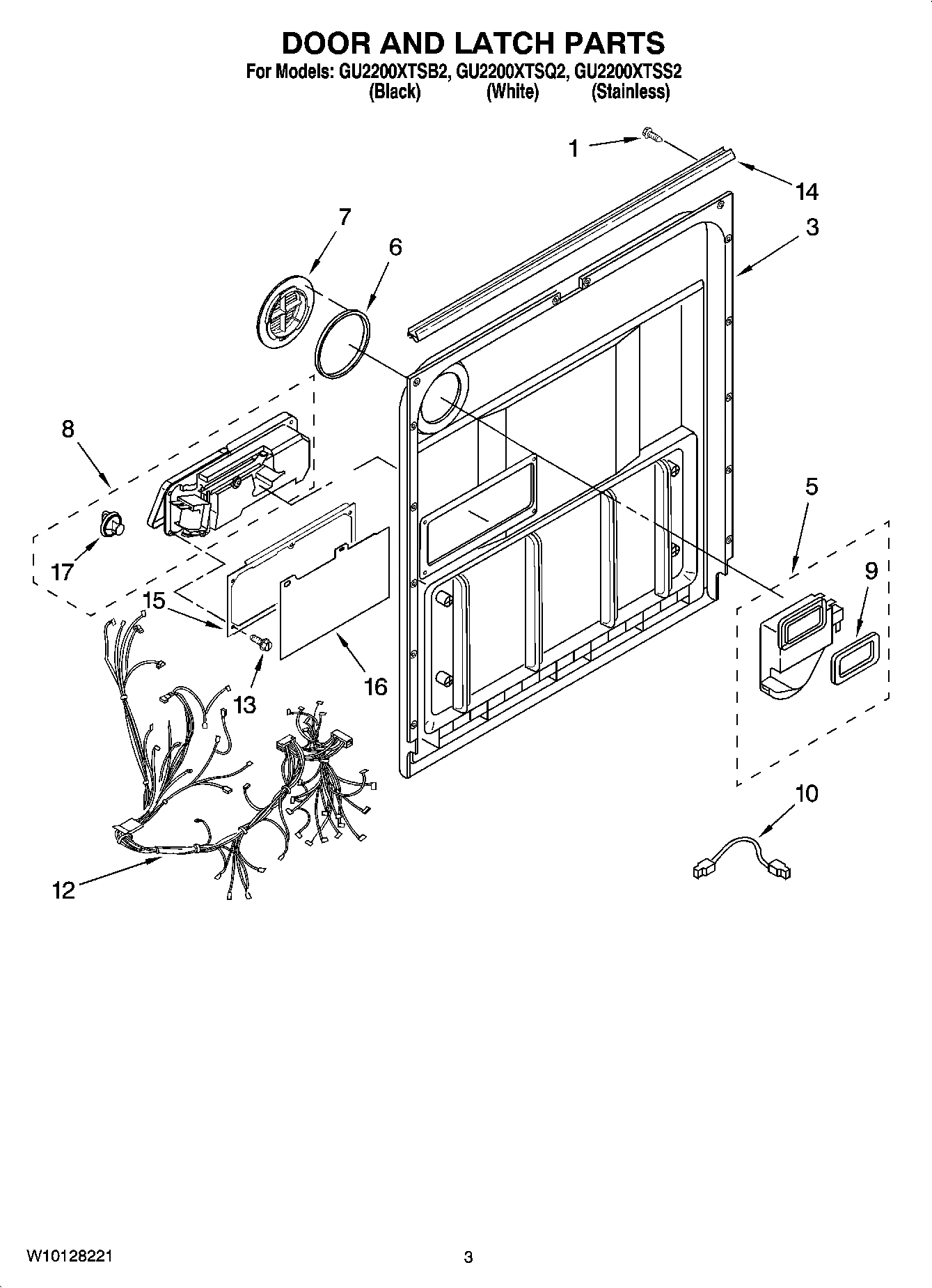 03 - DOOR AND LATCH PARTS