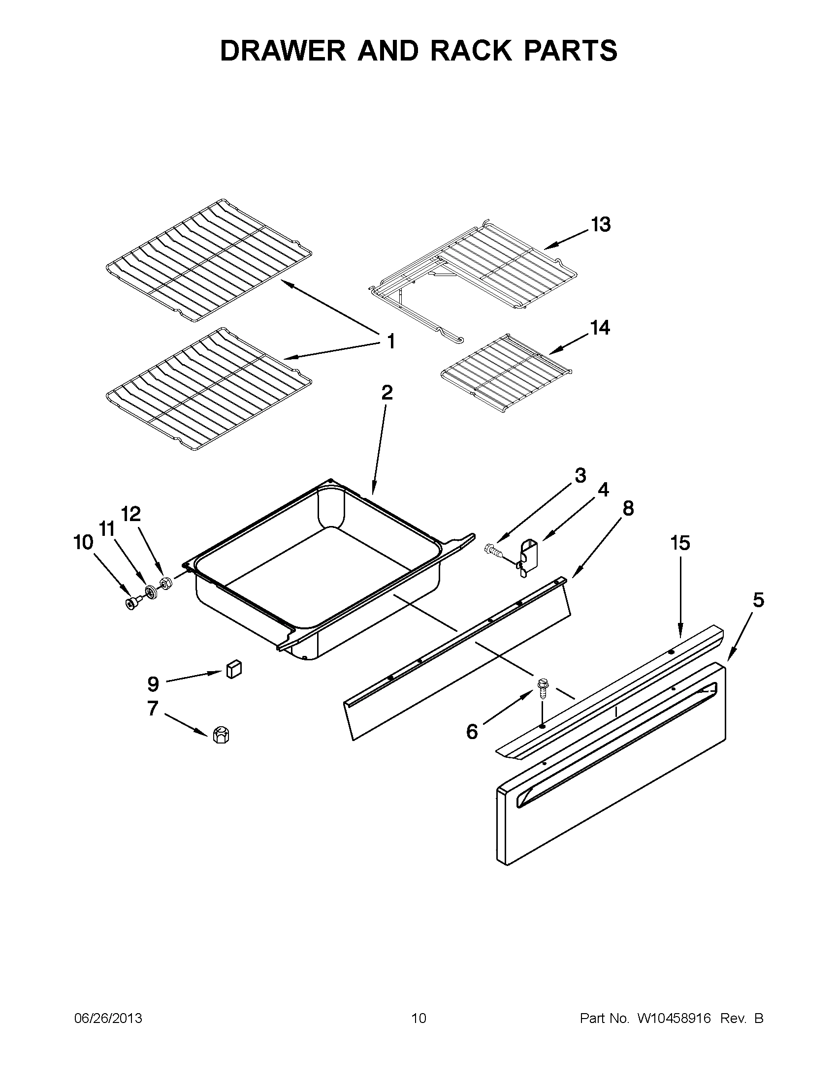 05 - DRAWER AND RACK PARTS