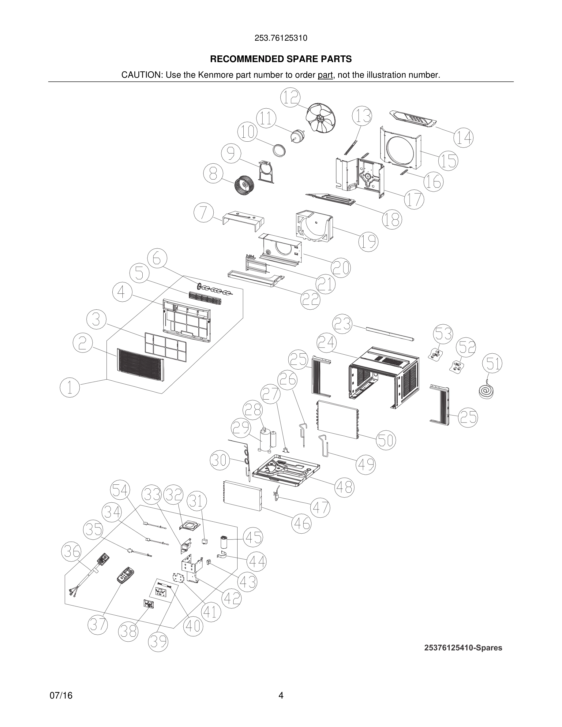 05 - RECOMMENDED SPARE PARTS