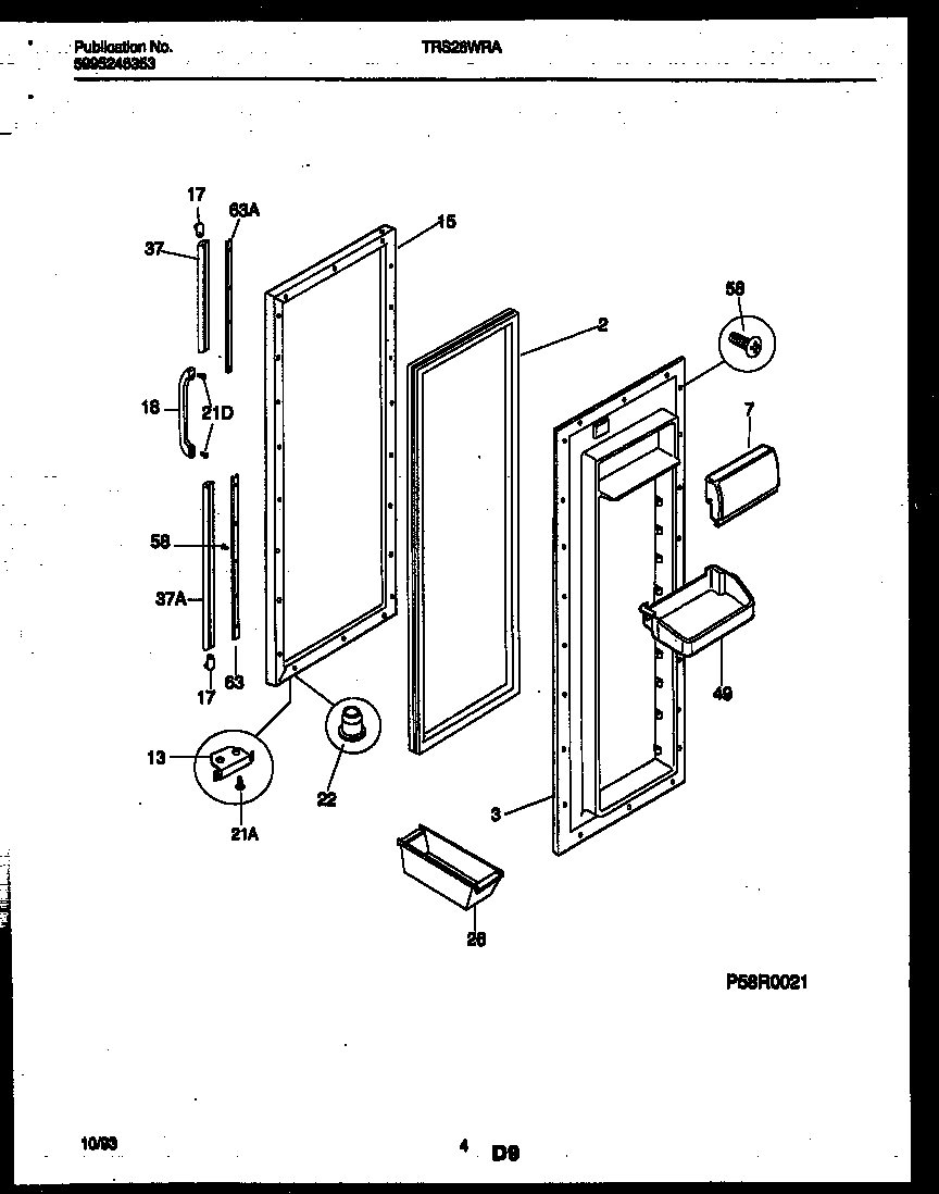 03 - REFRIGERATOR DOOR PARTS