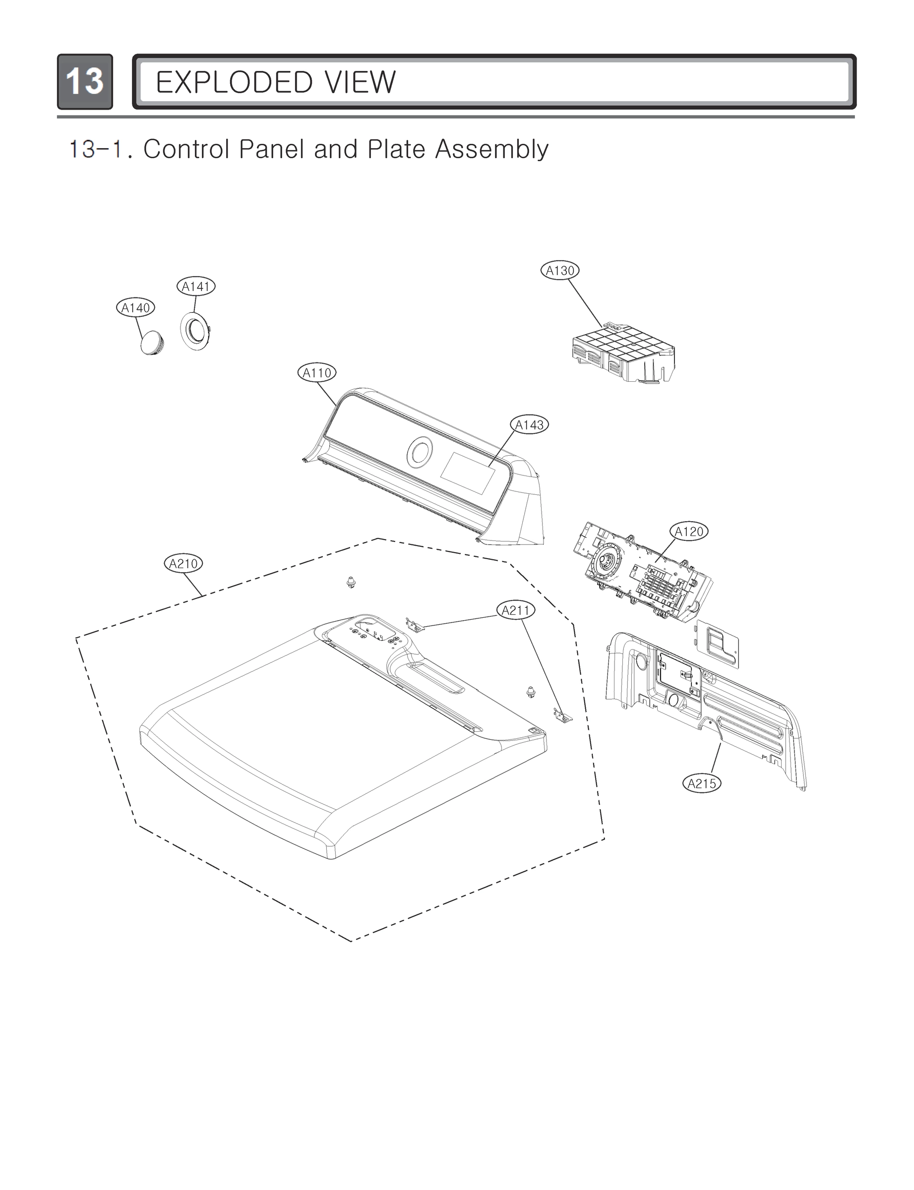 CONTROL PANEL AND PLATE ASSEMBLY