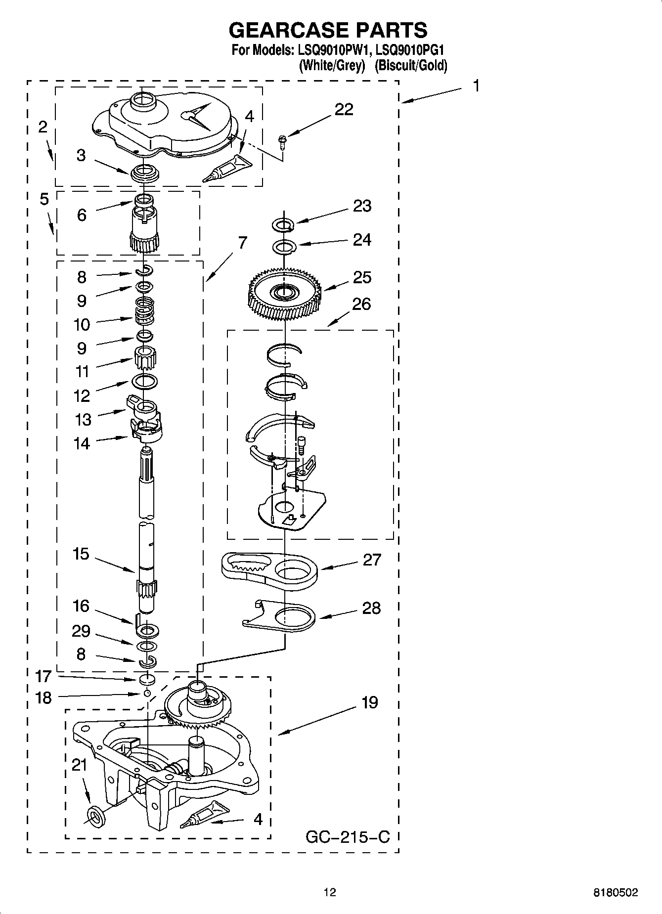 08 - GEARCASE PARTS