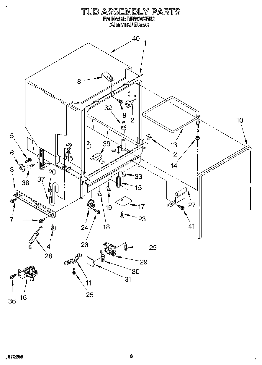 03 - TUB ASSEMBLY