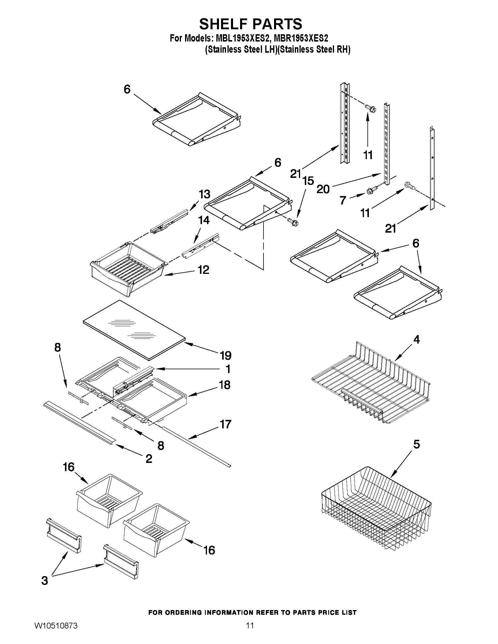 07 - SHELF PARTS